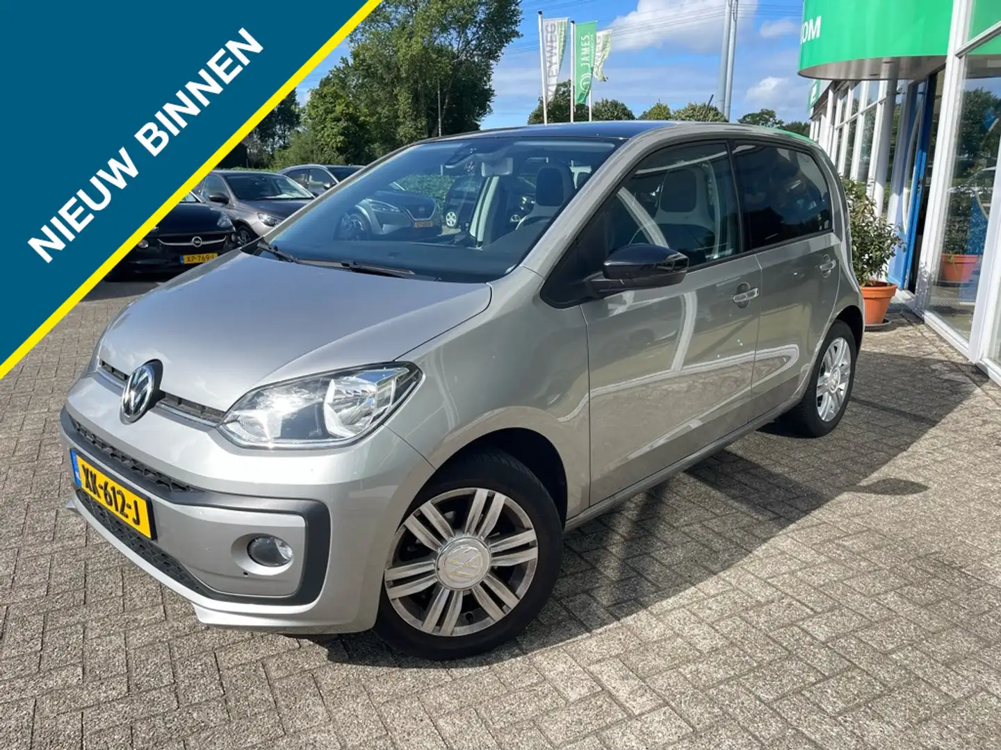 Volkswagen up! 1.0 BMT high up! Clima, Stoelverwarming, Bluetooth Grigio - 1