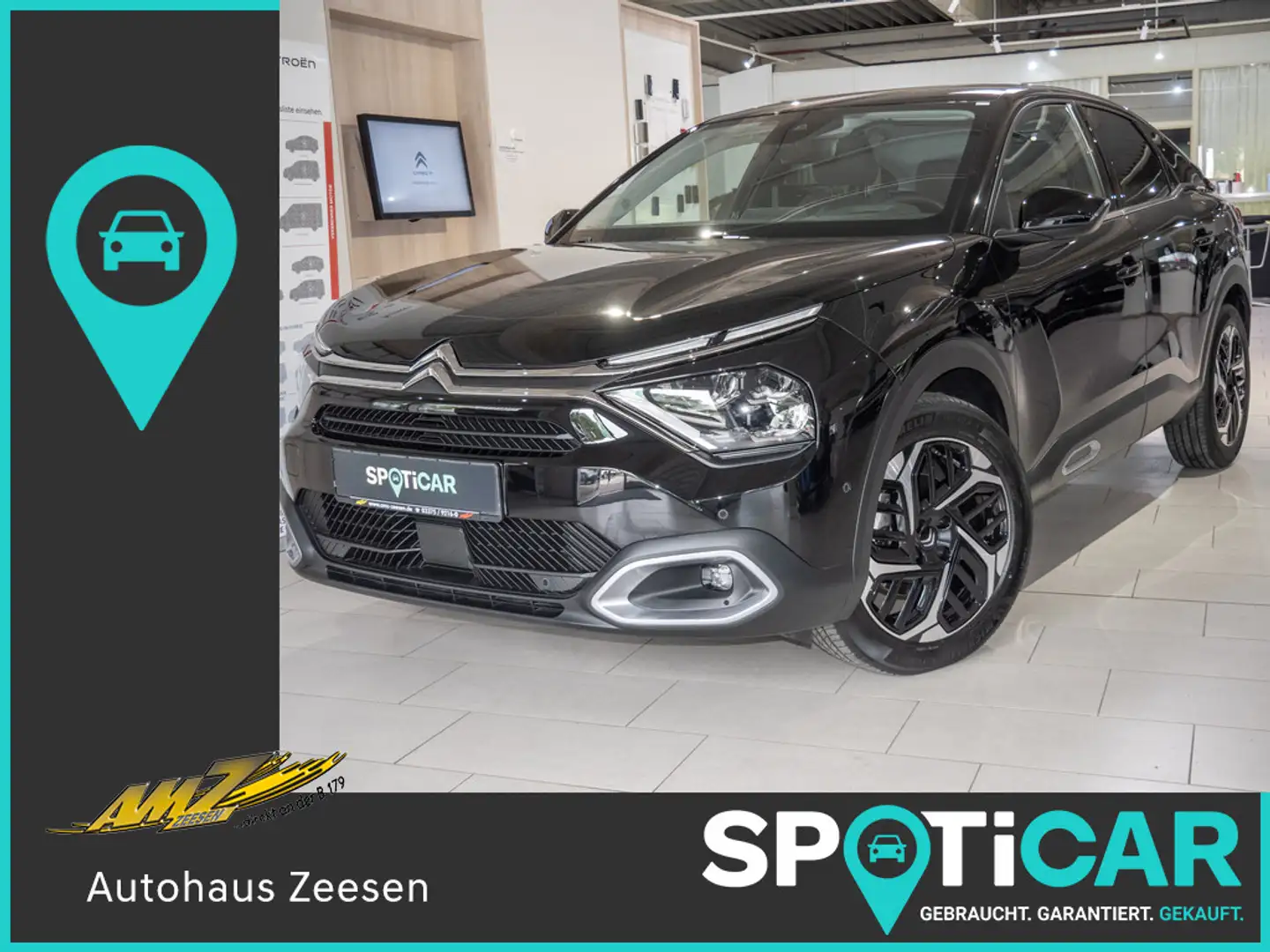 Citroen C4 Shine PureTech 130 NAVI ACC HUD LED 360° Black - 1