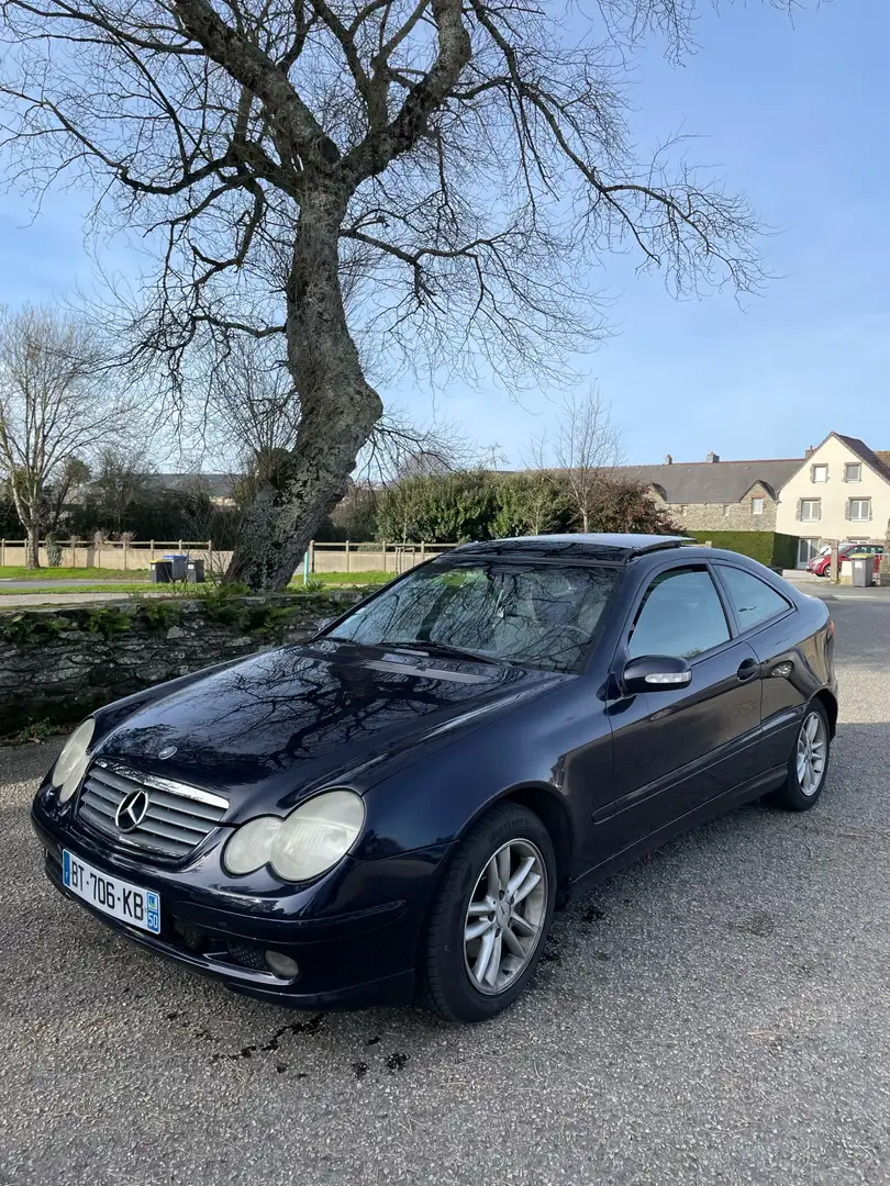 Mercedes-Benz C 220 Coupé Sport CDI A Bleu - 1