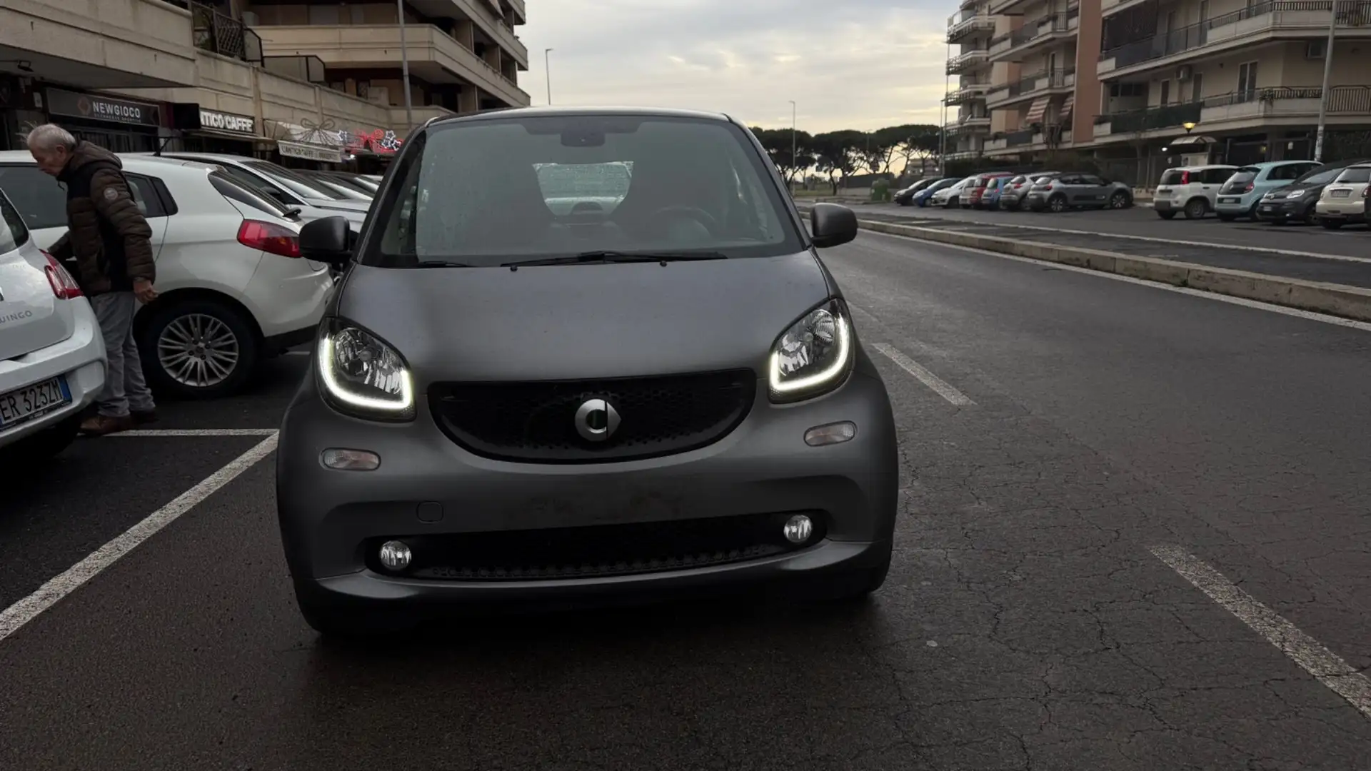 smart forTwo 90 0.9 Turbo Passion LED PANORAMA CERCHI 16 PDC SE Grigio - 1