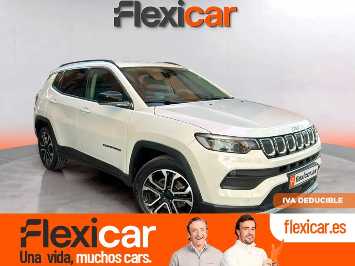 Jeep Compass 1.6 Mjt Limited FWD Blanc - 1