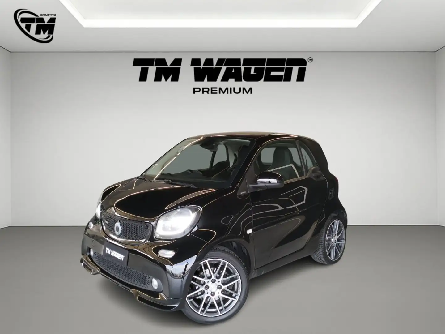 smart forTwo 0.9 t Brabus 109cv twinamic Noir - 1
