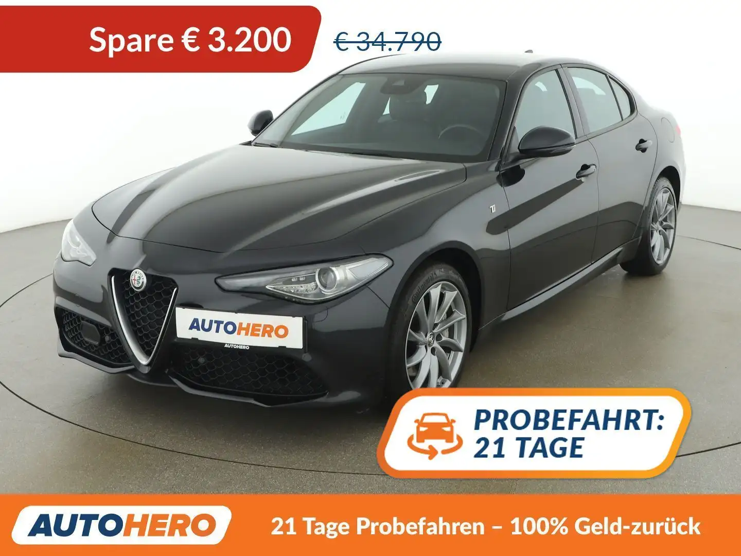 Alfa Romeo Giulia 2.0 Turbo Ti Q4 Schwarz - 1