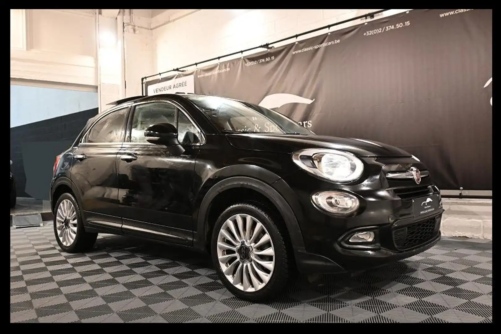 Fiat 500X 1.4 MultiAir Lounge DCT AUTO /CUIR /PANO/CAMERA Fekete - 1