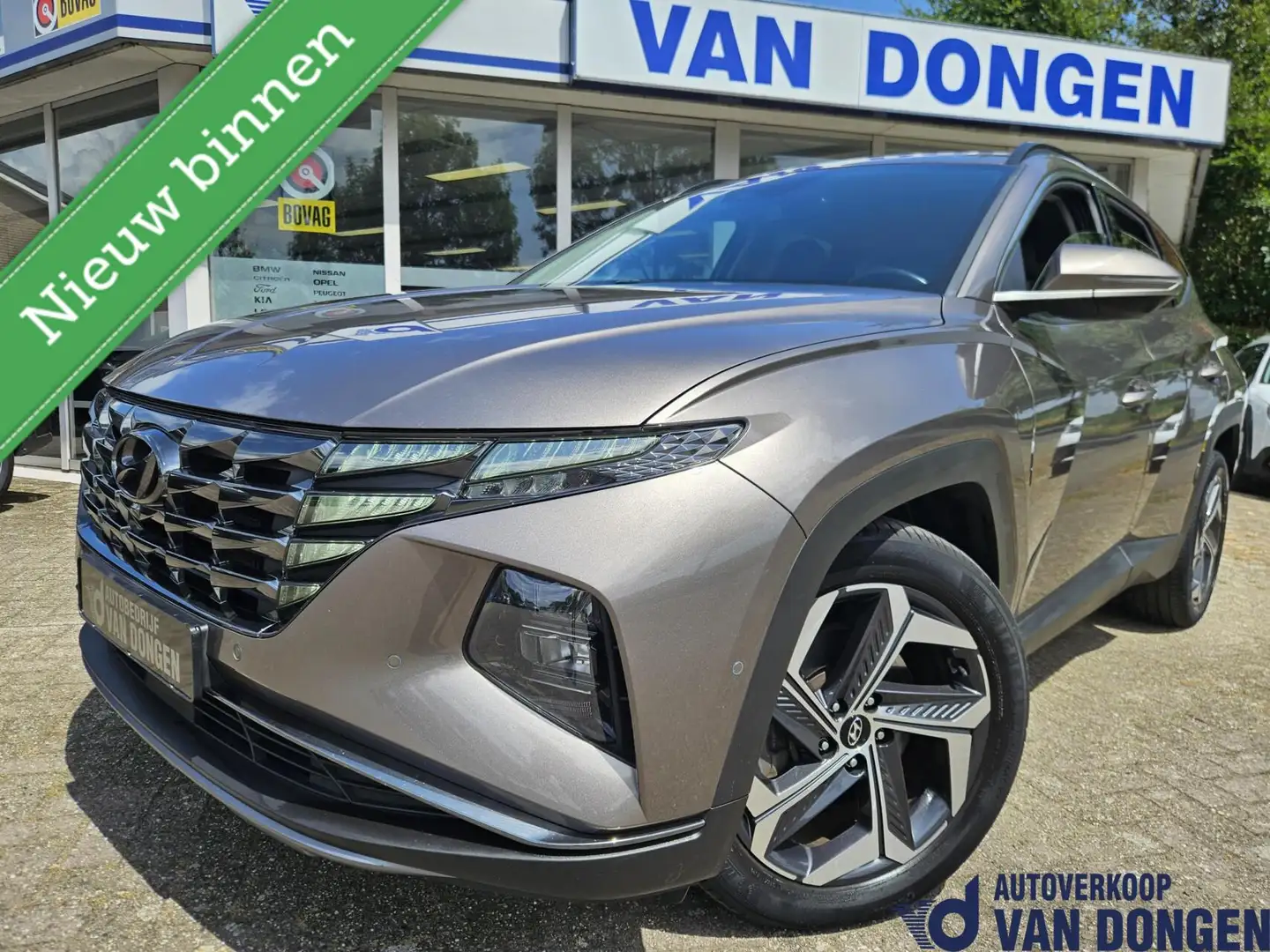 Hyundai TUCSON 1.6 T-GDI HEV Premium | Full Hybrid 230 PK | Leder Bruin - 2