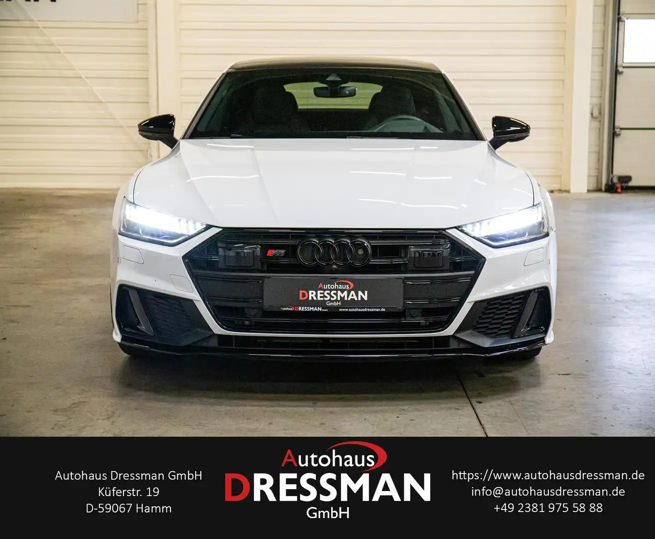 Audi S7 3.0 TDI q. MATRIX PANO B&O ACC NACHTSICHT 360 Белый - 2