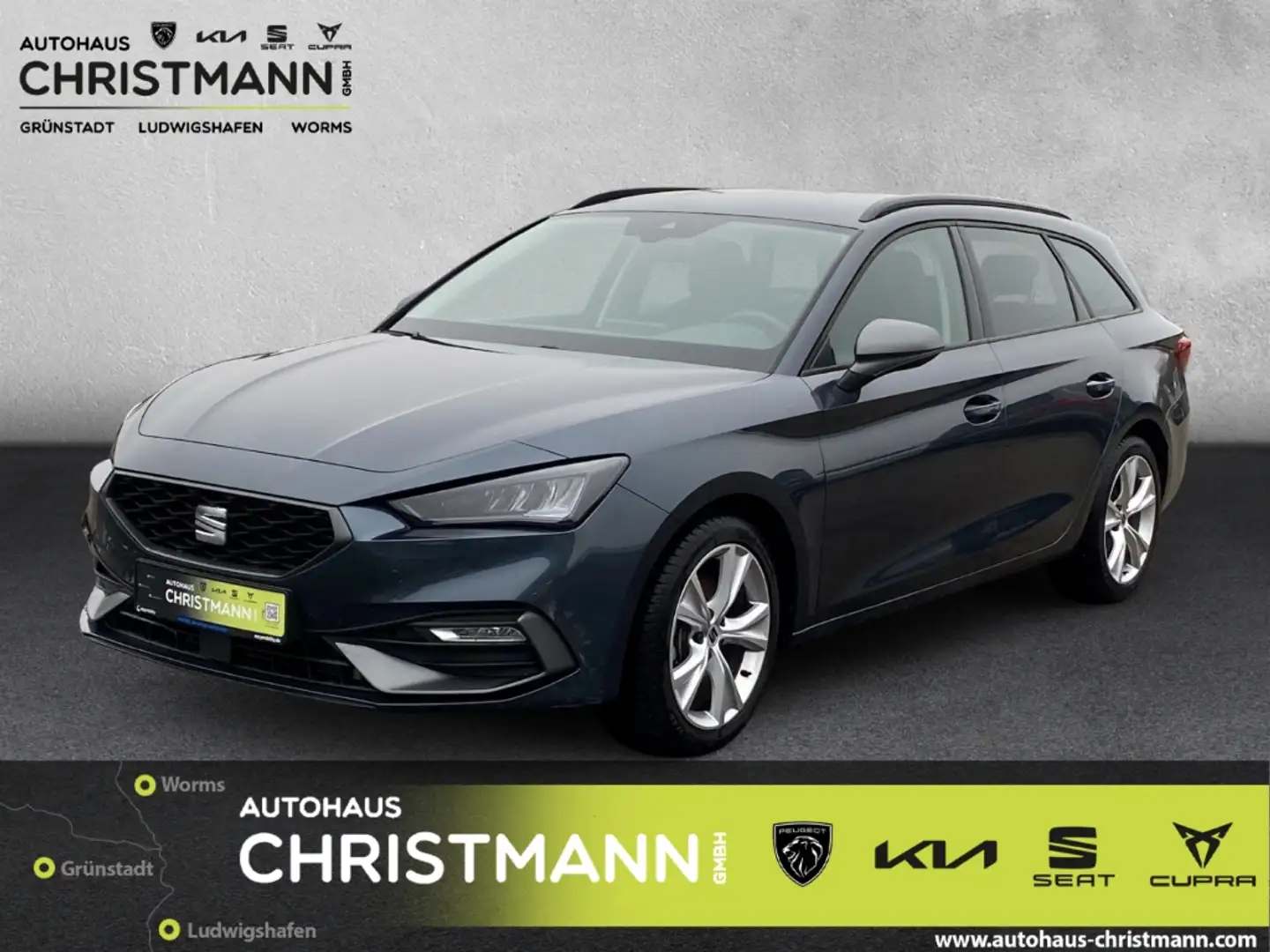 SEAT Leon Sportstourer FR 2.0 TDI EU6d Navi Digitales Cockpi Grau - 1