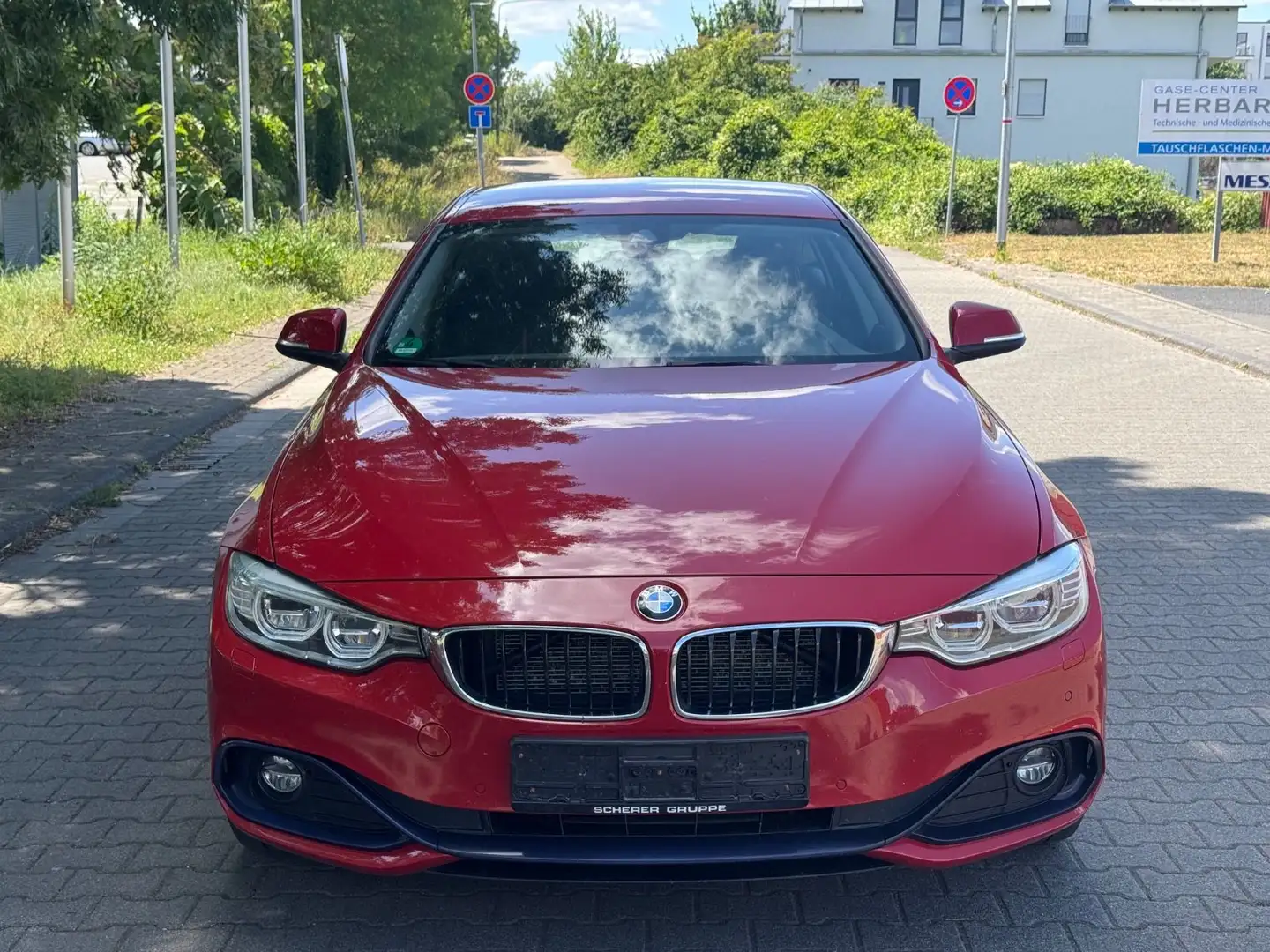 BMW 420 BMW  420 d xDrive Sport NAVI*LED*1.HAND*PDC*SiHZ Rood - 2