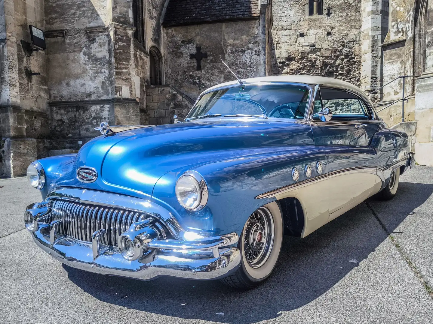 Buick Riviera Super Coupé (56R Model / Series 50) 8-Zyl. Albastru - 1