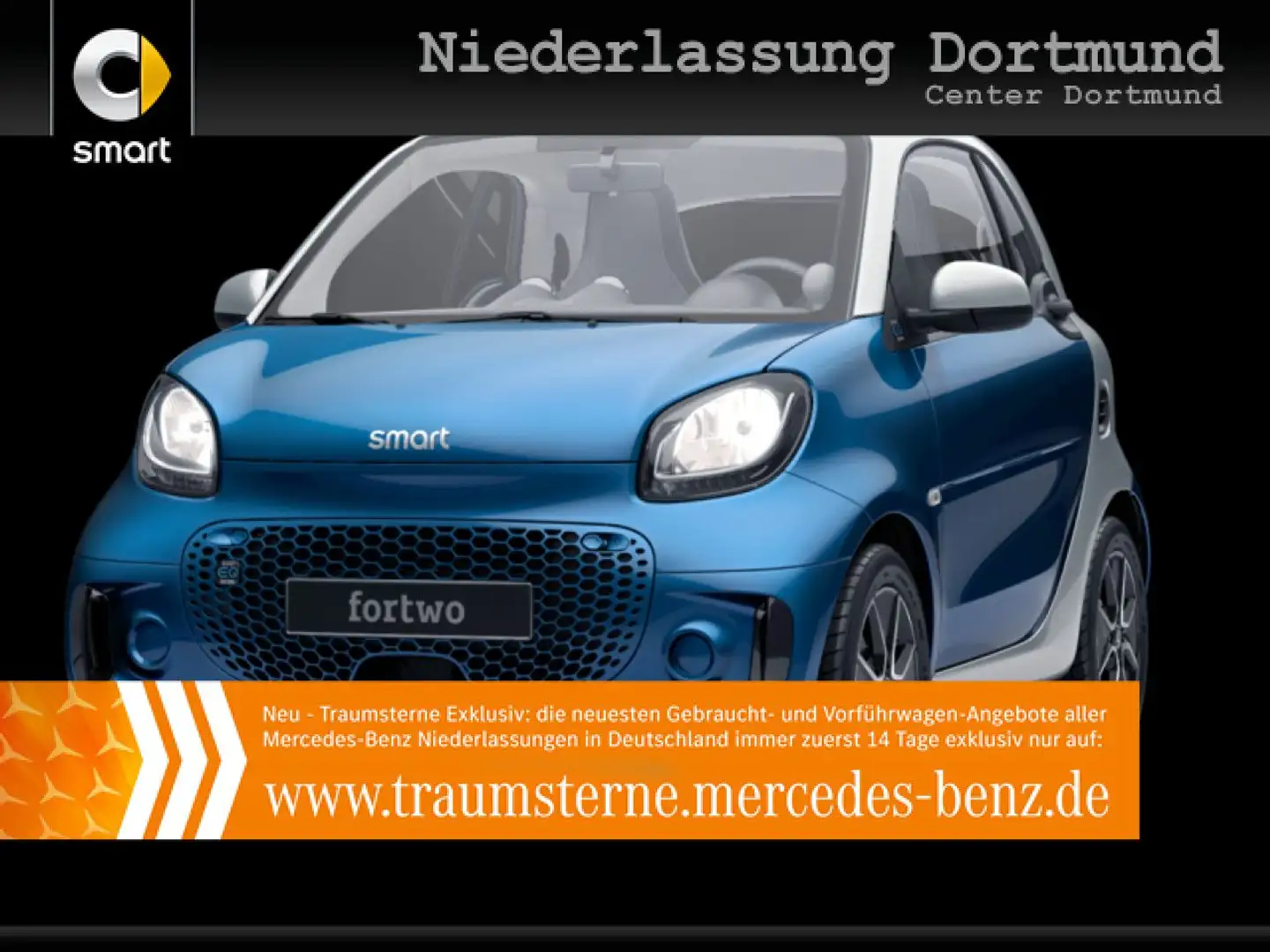 smart forTwo EQ 60kWed passion cool&Audio SHZ Dig Radio Blau - 1