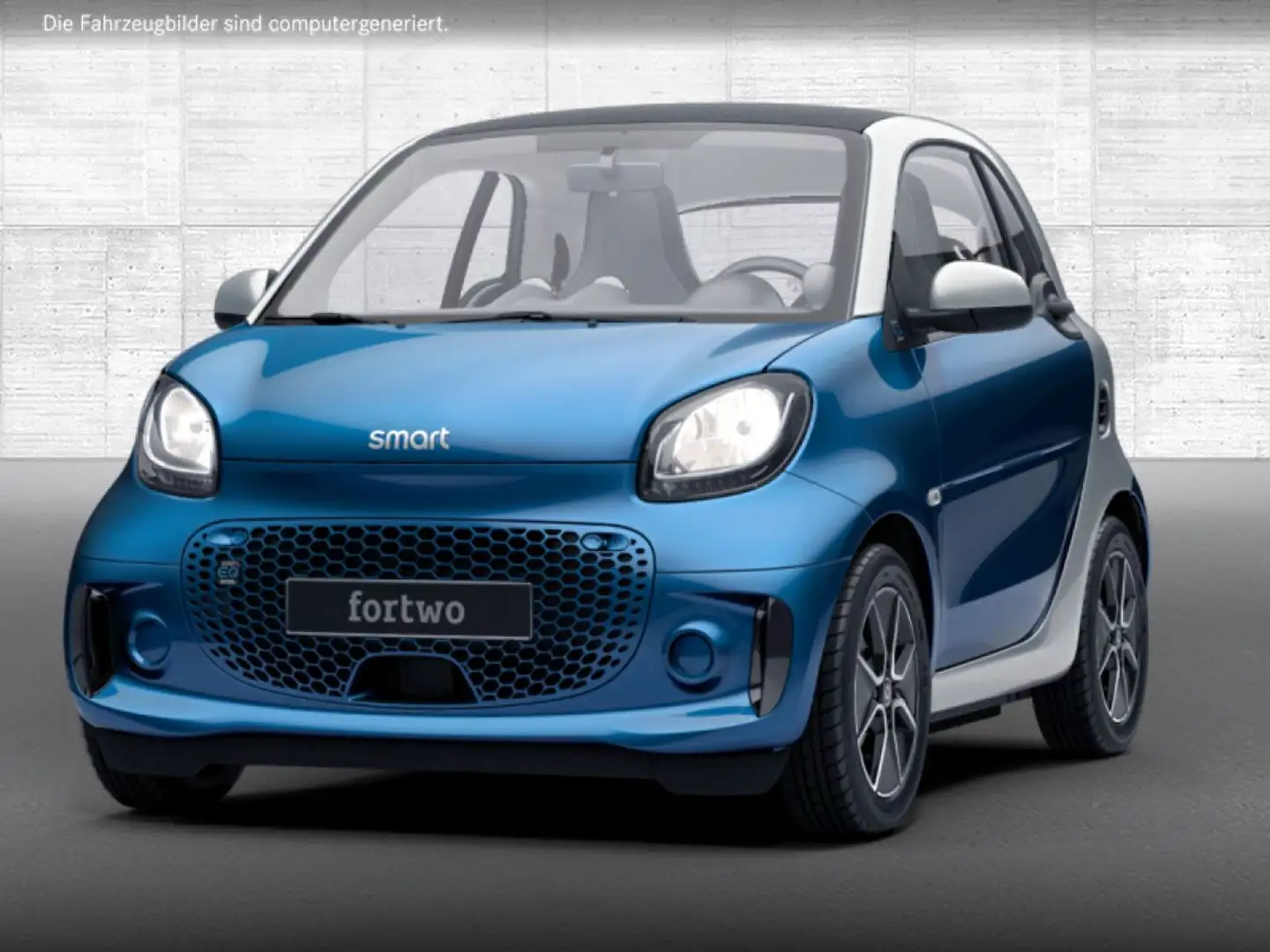 smart forTwo EQ 60kWed passion cool&Audio SHZ Dig Radio Blau - 2
