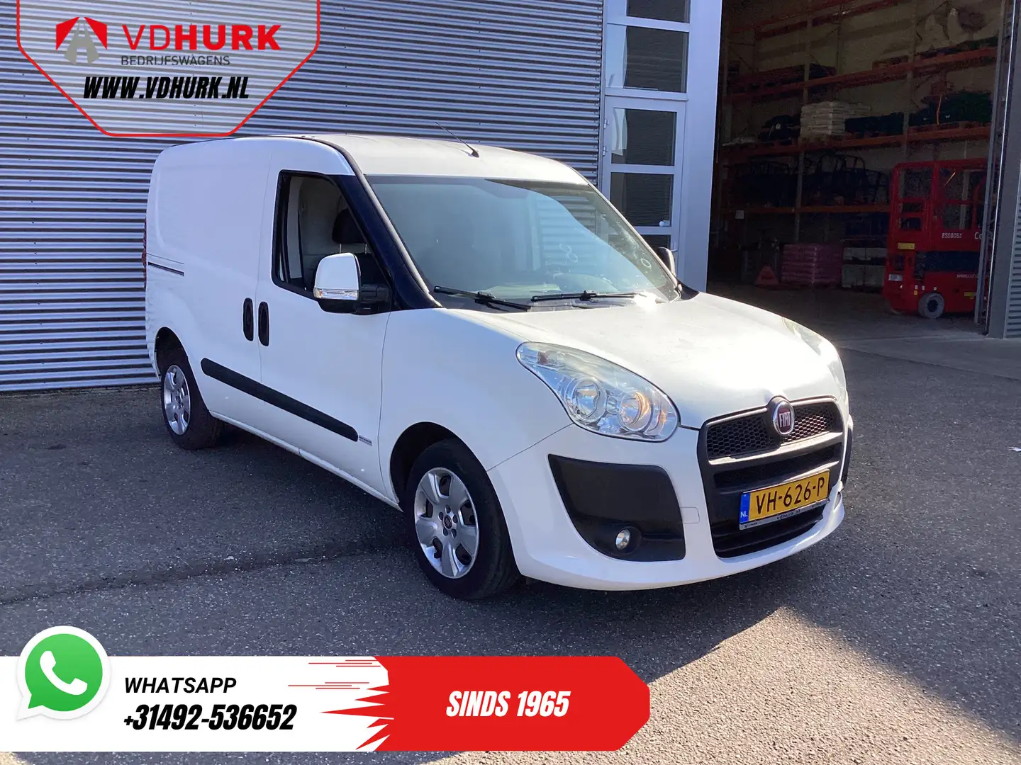 Fiat Doblo Cargo 1.6 MJ 105 pk EXPORT ONLY Airco/ PDC/ Trekha Wit - 1