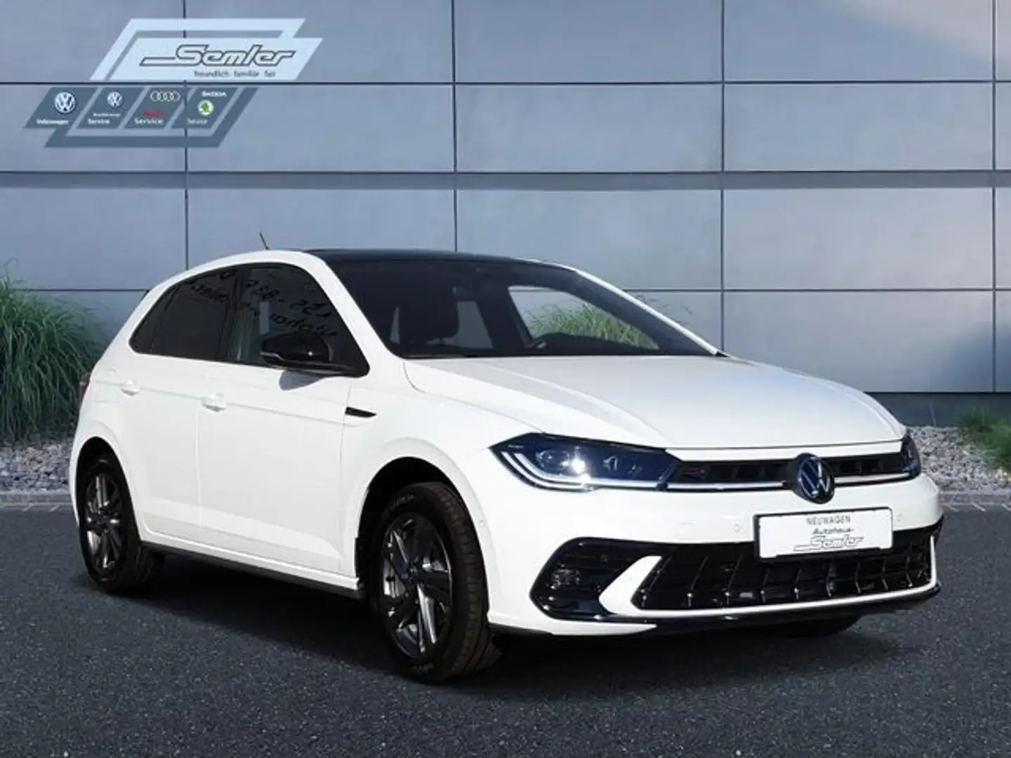Volkswagen Polo R-Line 1.0 TSI IQ.Drive MATRIX R-KAM NAVI Blanc - 2