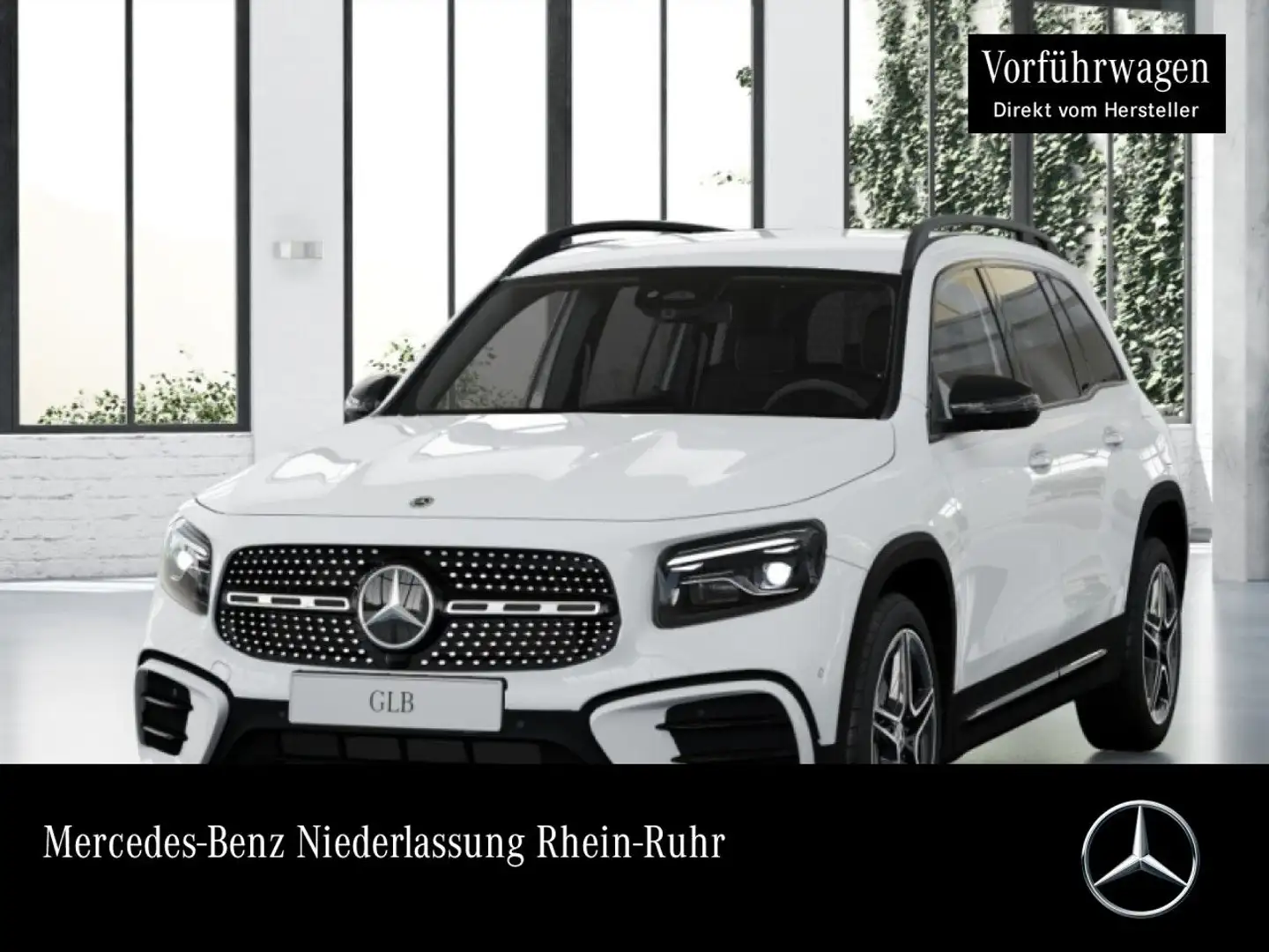 Mercedes-Benz GLB 200 d 4M AMG+NIGHT+360°+AHK+MULTIBEAM+19"+8G Weiß - 1