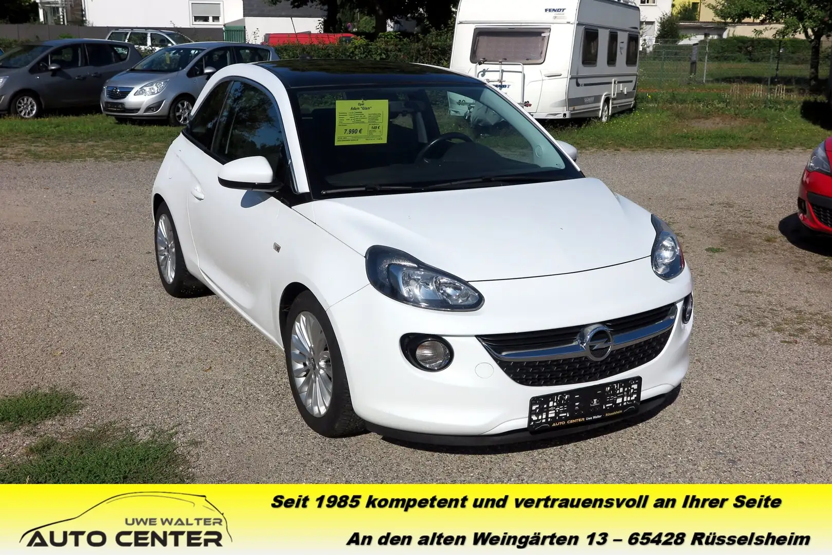 Opel Adam Adam 1.4 Glam - Glasdach - Scheckheft - Allwetter Blanc - 1
