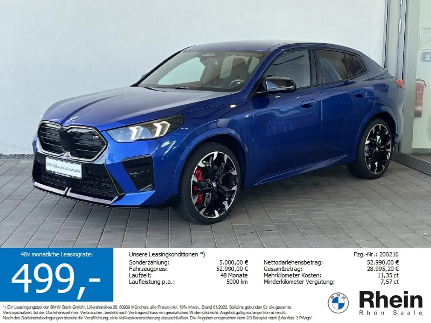 BMW X2 M35i xDrive H/K.Navi.Park+.HUD.LED.SportPro Blau - 1