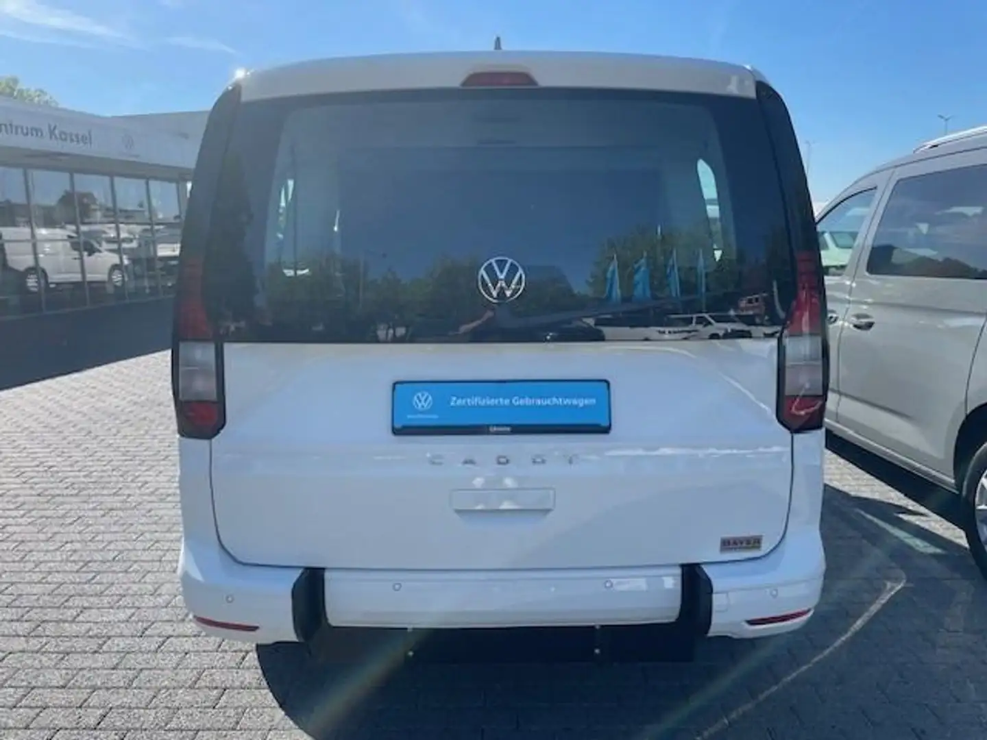 Volkswagen Caddy 2.0 TDI DSG Heckausschnitt Climatroni Weiß - 2