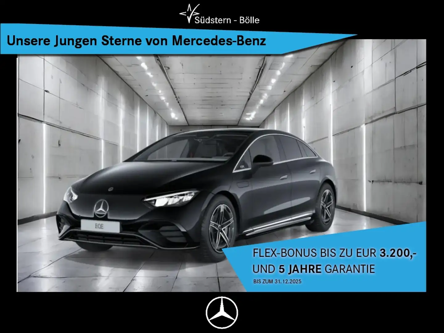 Mercedes-Benz EQE 300 AMG+PANO+ADV.PLUS+SHZ+DISTRO Schwarz - 1