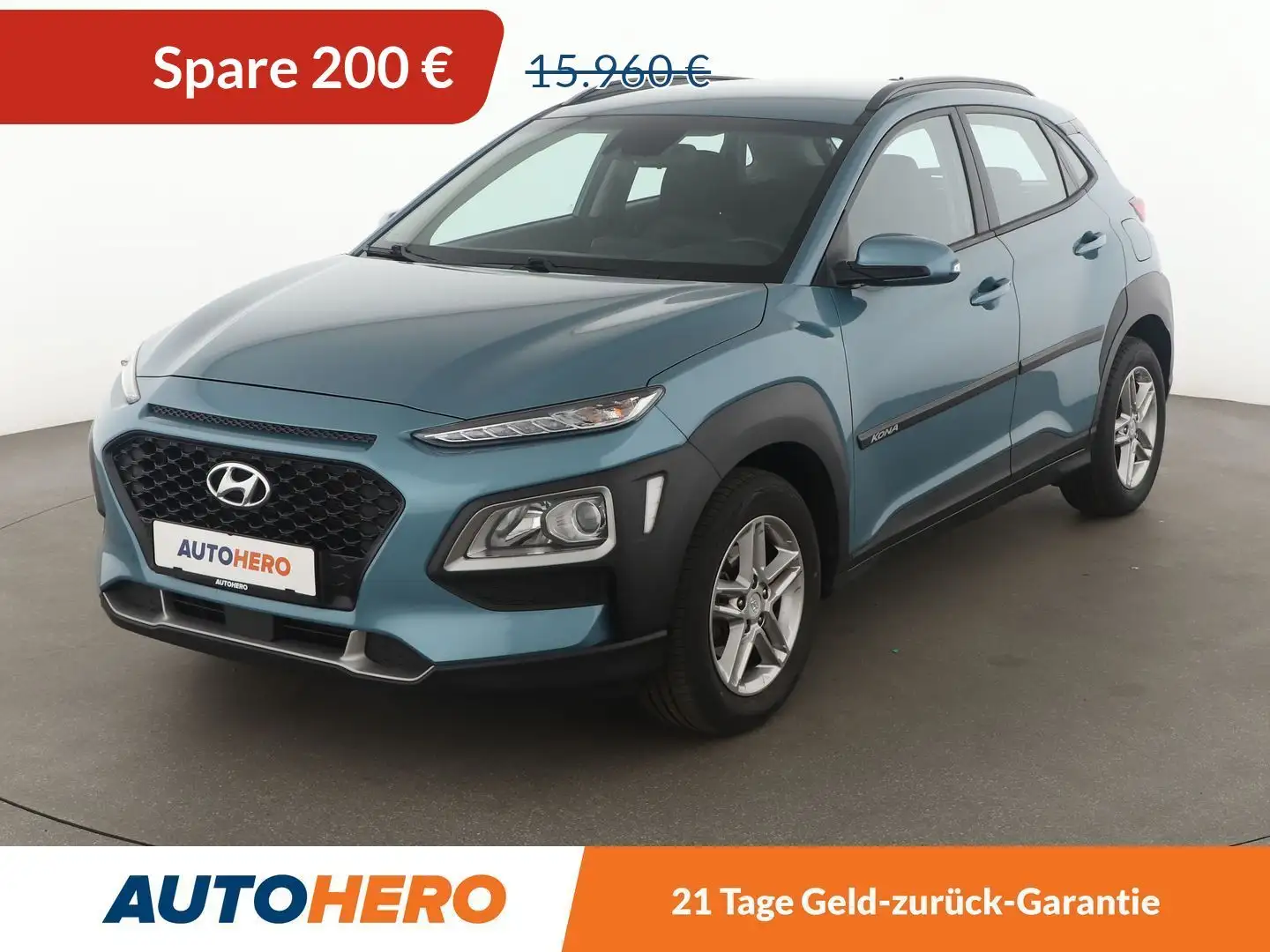 Hyundai KONA 1.0 TGDI Trend 2WD*SPUR*CAM*PDC*SHZ*KLIMA* Blau - 1