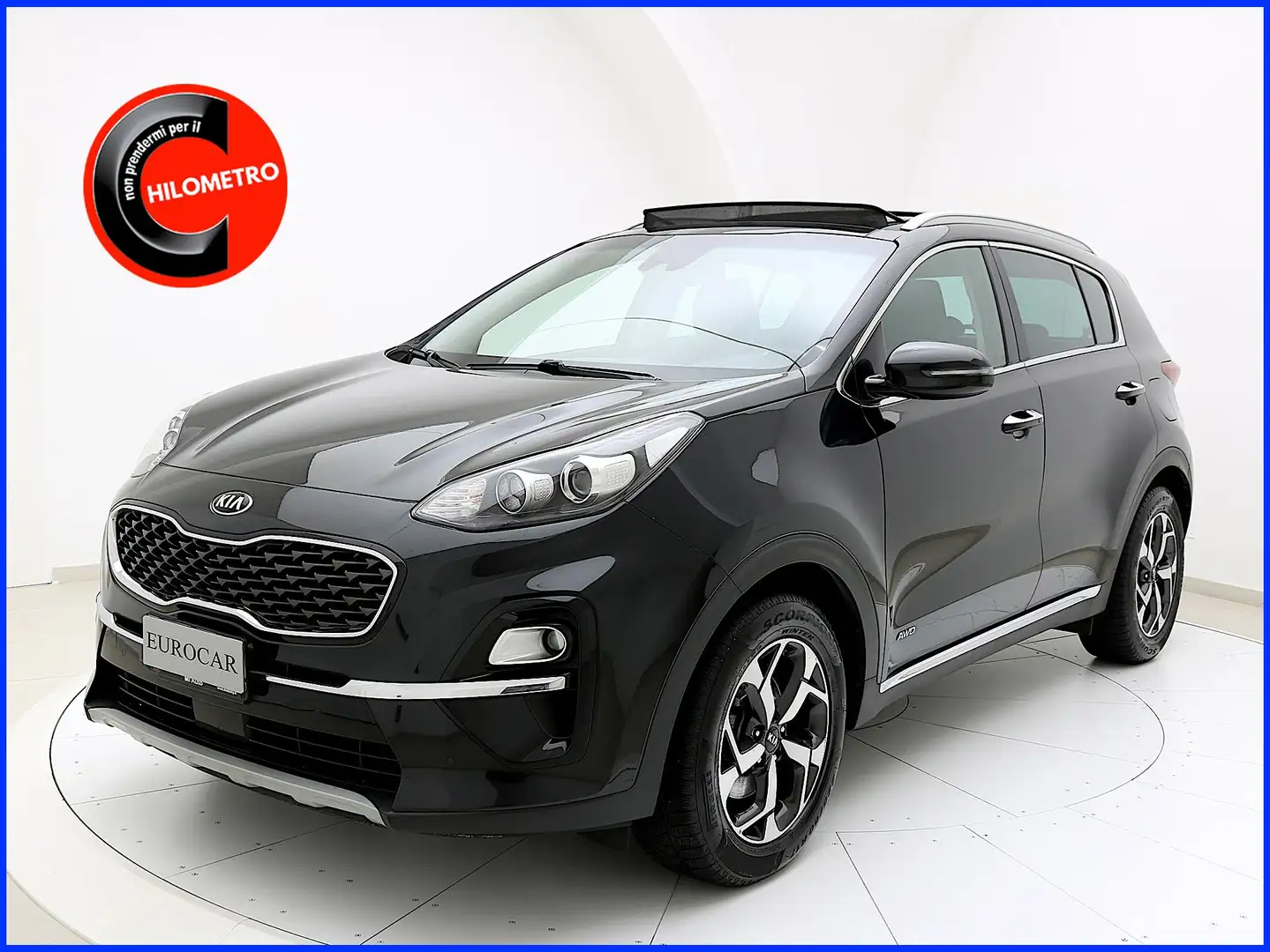 Kia Sportage 2.0 CRDI AT8 AWD Mild Hybrid Energy TETTO APRIBILE Nero - 1