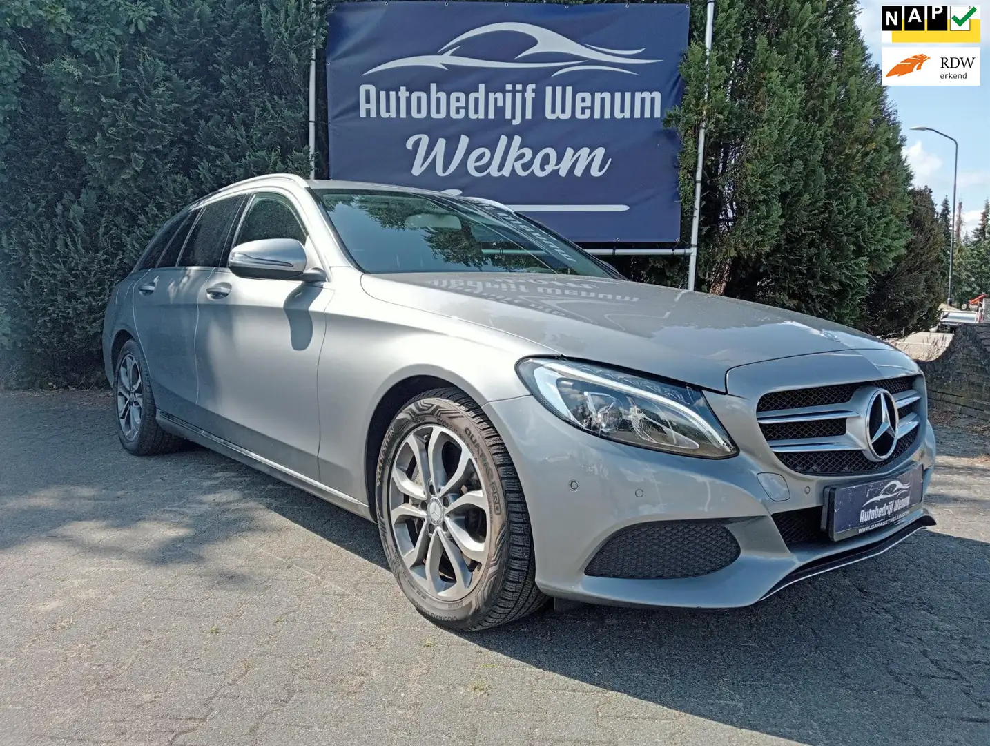 Mercedes-Benz C 350 Estate e Lease Edition Plus, Navi, Automaat, enz. Grijs - 1