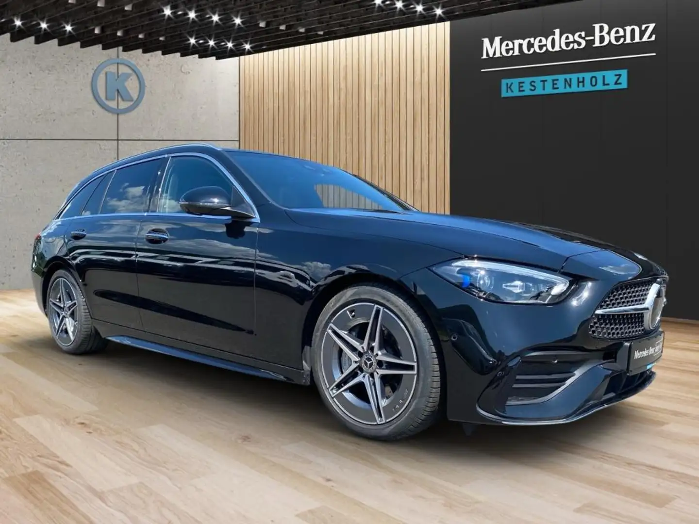Mercedes-Benz C 200 d T-Modell *AMG*AHK*MEMO*PANO*360°*Head-up Schwarz - 2