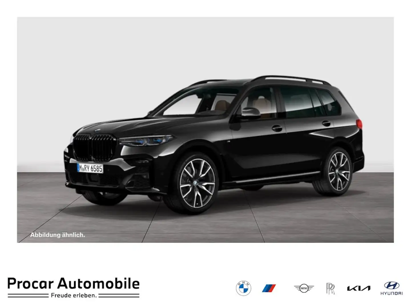 BMW X7 xDrive40i M Sport HUD PANO ACC AHK RFK NAVI Schwarz - 1