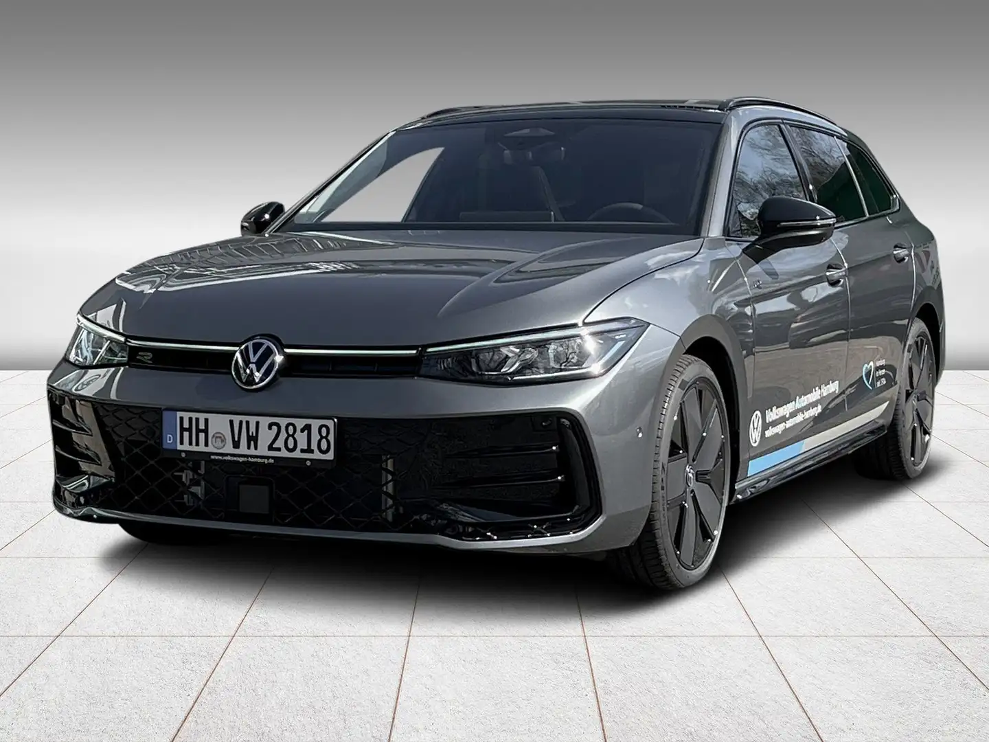 Volkswagen Passat R-Line "Signature" 2.0 TDI DSG 4M AHK/HUD Grau - 2