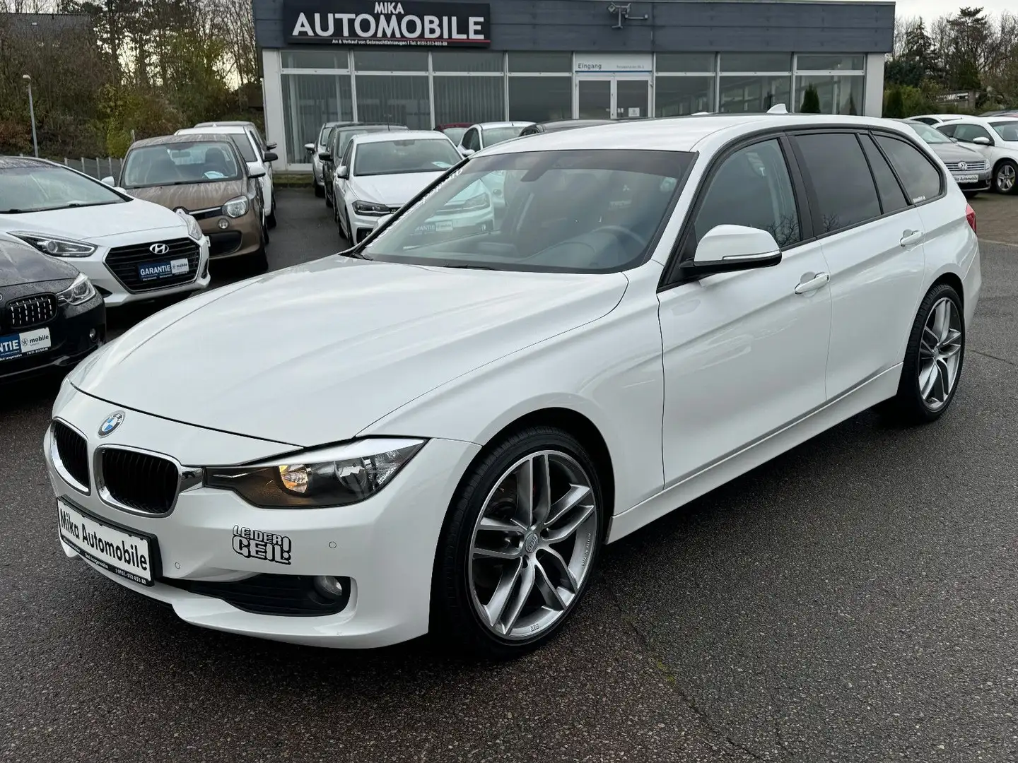 BMW 320 Baureihe 3 Touring 320d  TÜV/HU/NEU Weiß - 1