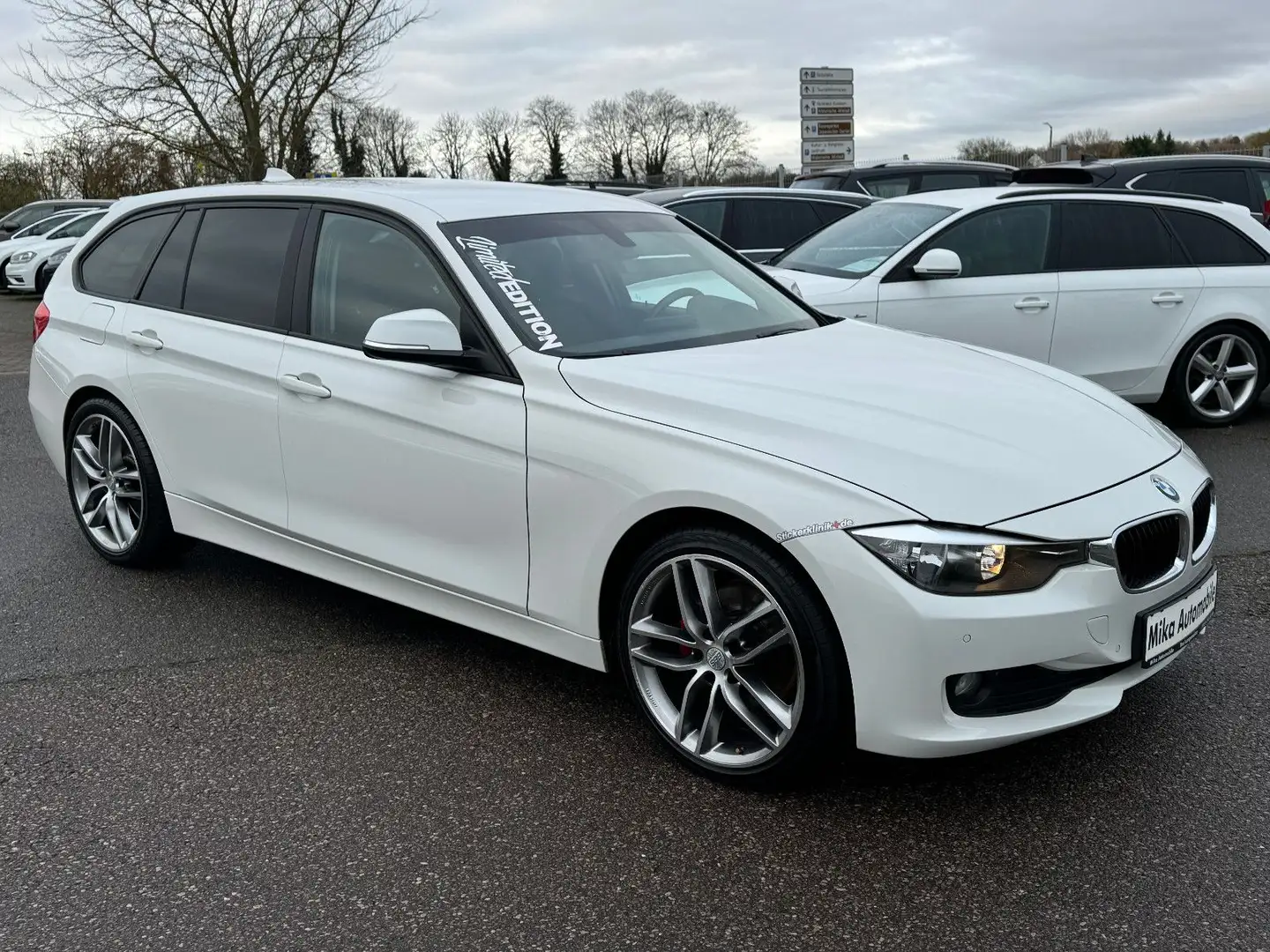 BMW 320 Baureihe 3 Touring 320d  TÜV/HU/NEU Weiß - 2