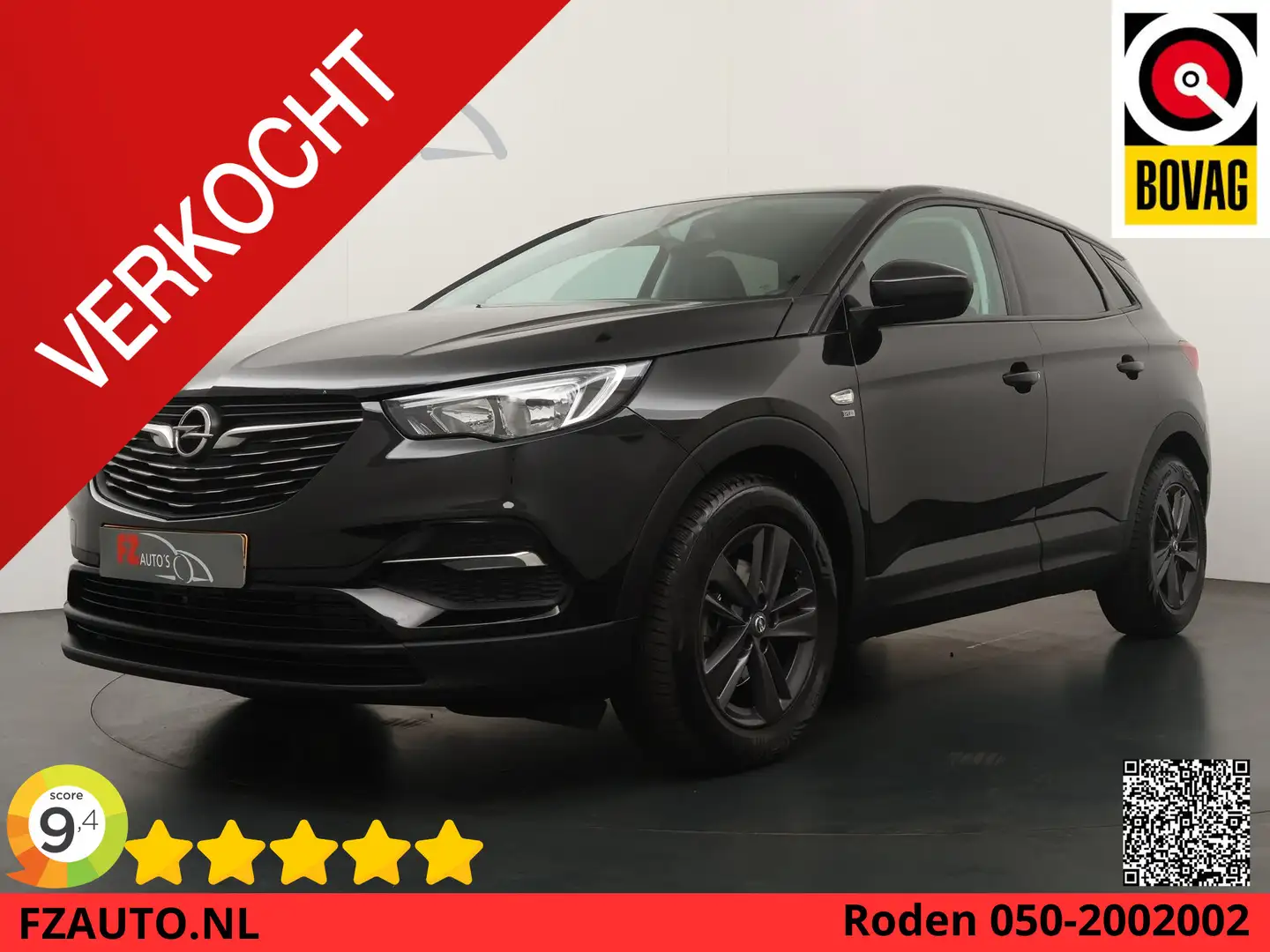 Opel Grandland X 1.2 Turbo 120 Jaar Edition - Navigatie - Apple Car Noir - 1