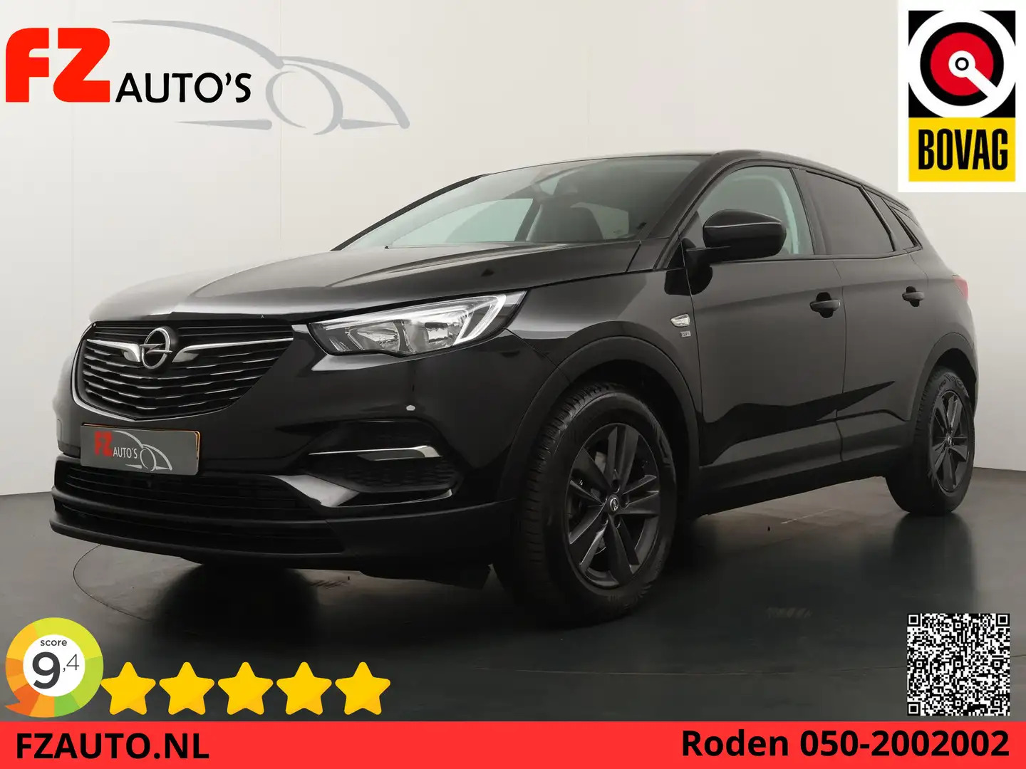 Opel Grandland X 1.2 Turbo 120 Jaar Edition - Navigatie - Apple Car Zwart - 1