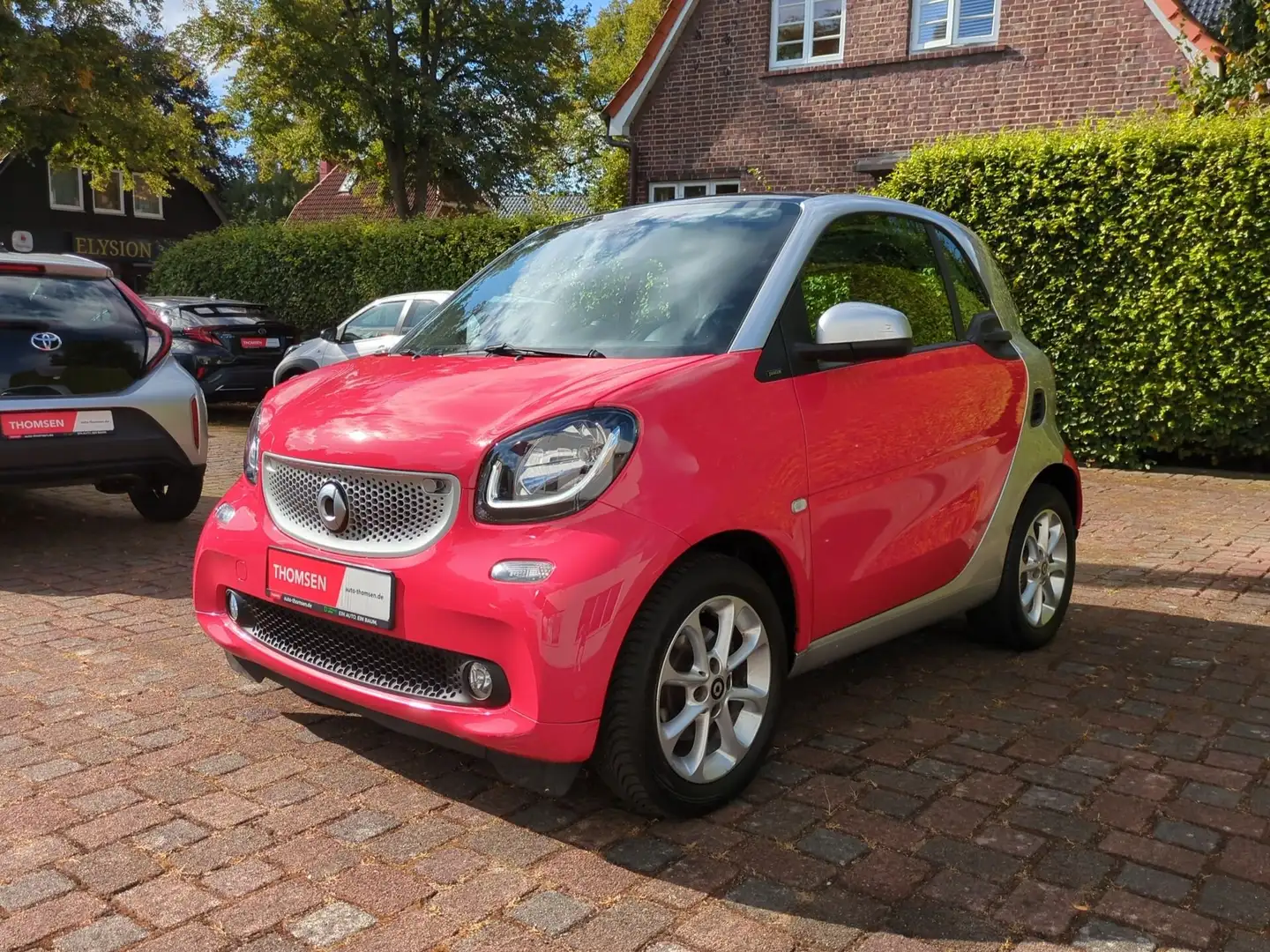 smart forTwo coupe 0.9 Turbo passion DSG AUT LED Pano Rot - 2