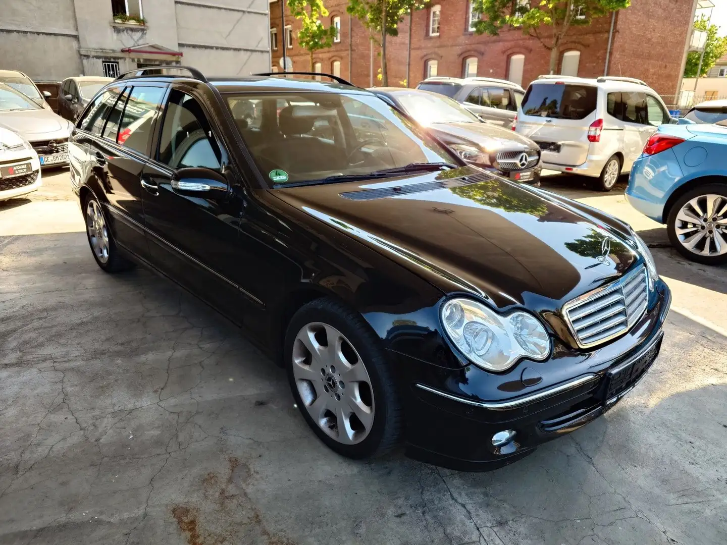 Mercedes-Benz C 320 T CDI AUTOMATIK/SERVO/XENON/SHZ Fekete - 2