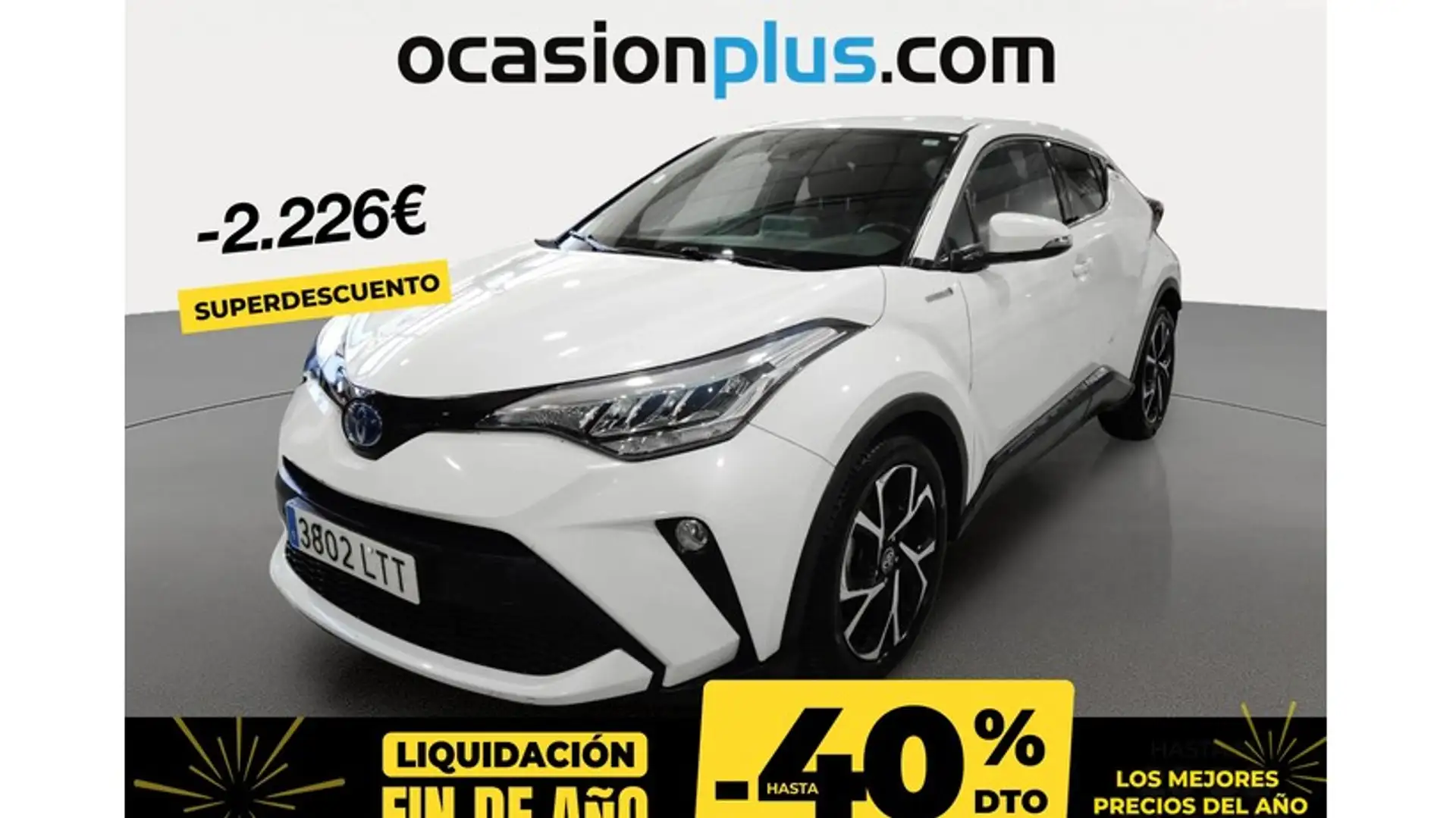 Toyota C-HR 125H Advance Blanc - 1
