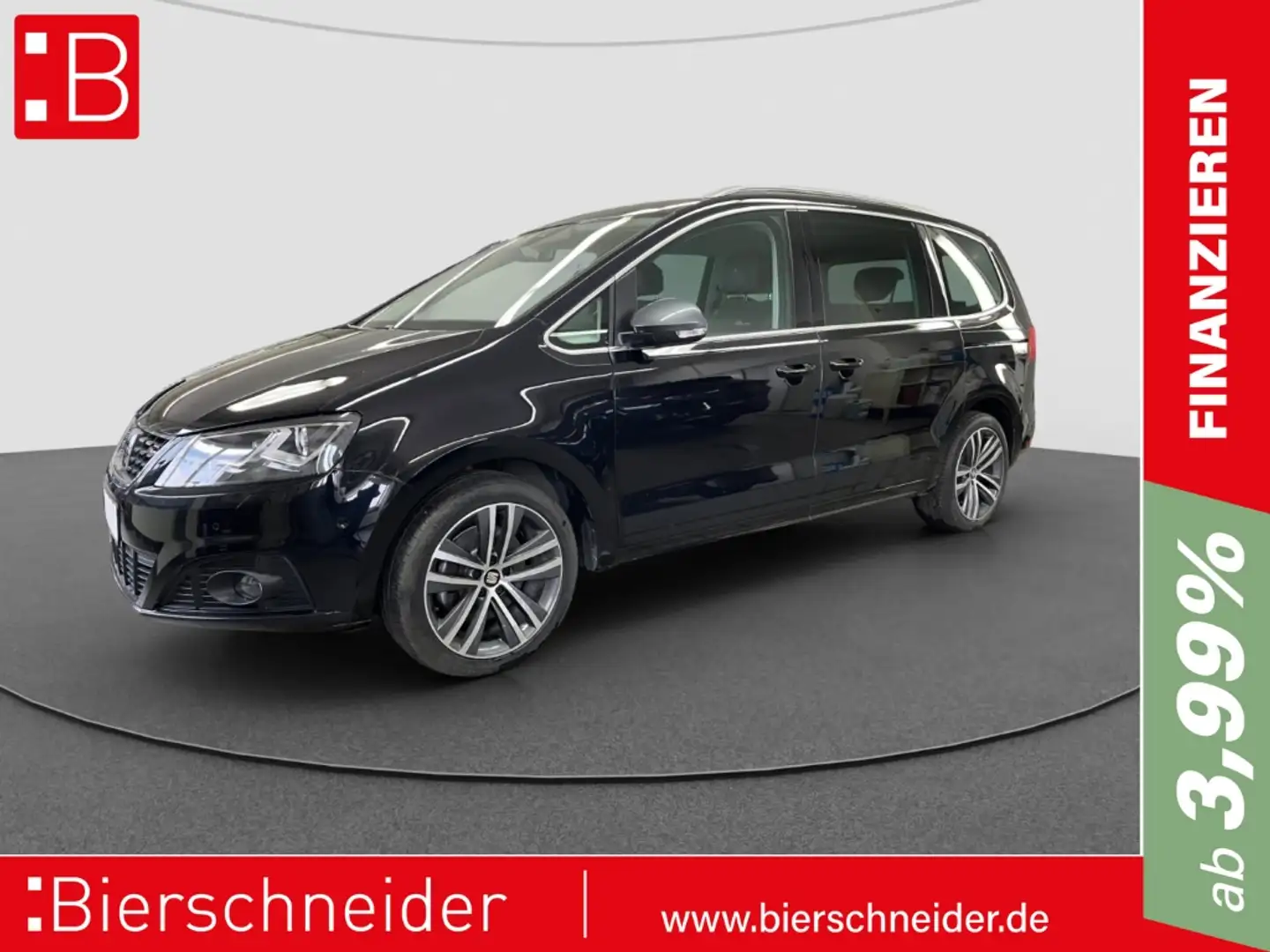 SEAT Alhambra 1.4 TSI DSG FR-Line GROßER SERVICE NEU Schwarz - 1