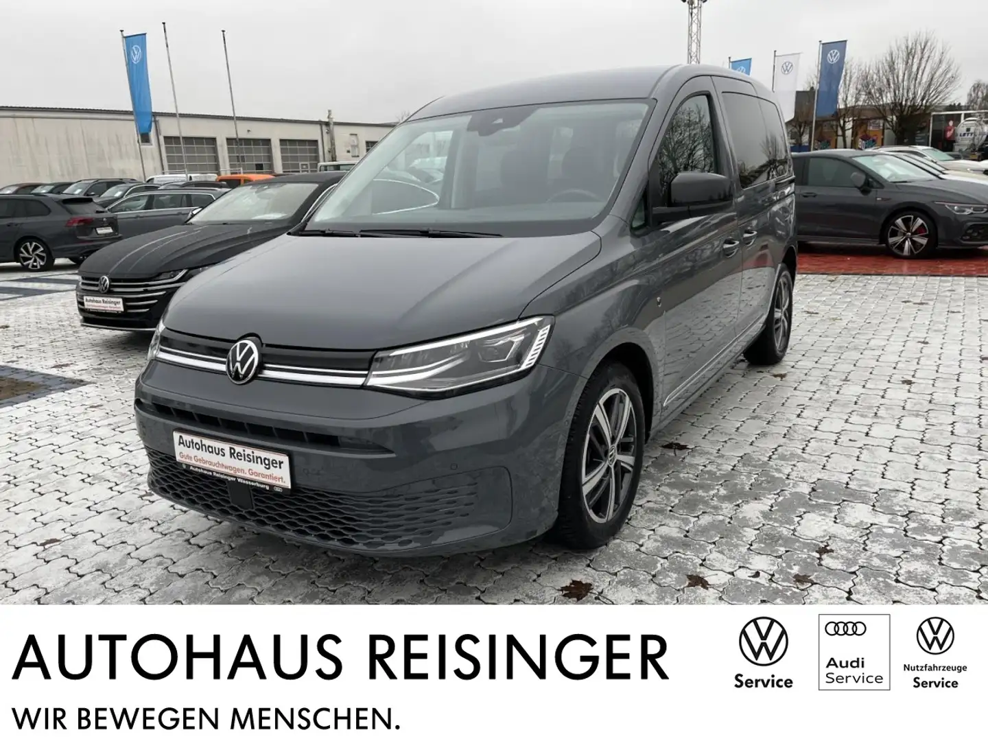 Volkswagen Caddy 1.5 TSI DSG Style (APP,NAVI,LED,RearView) Klima Grau - 1