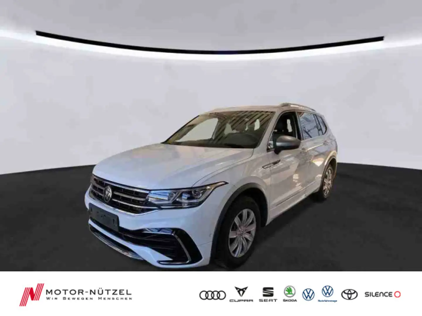 Volkswagen Tiguan Allspace 2.0 TDI DSG 4M R-LINE MATRIX+NAV Weiß - 1