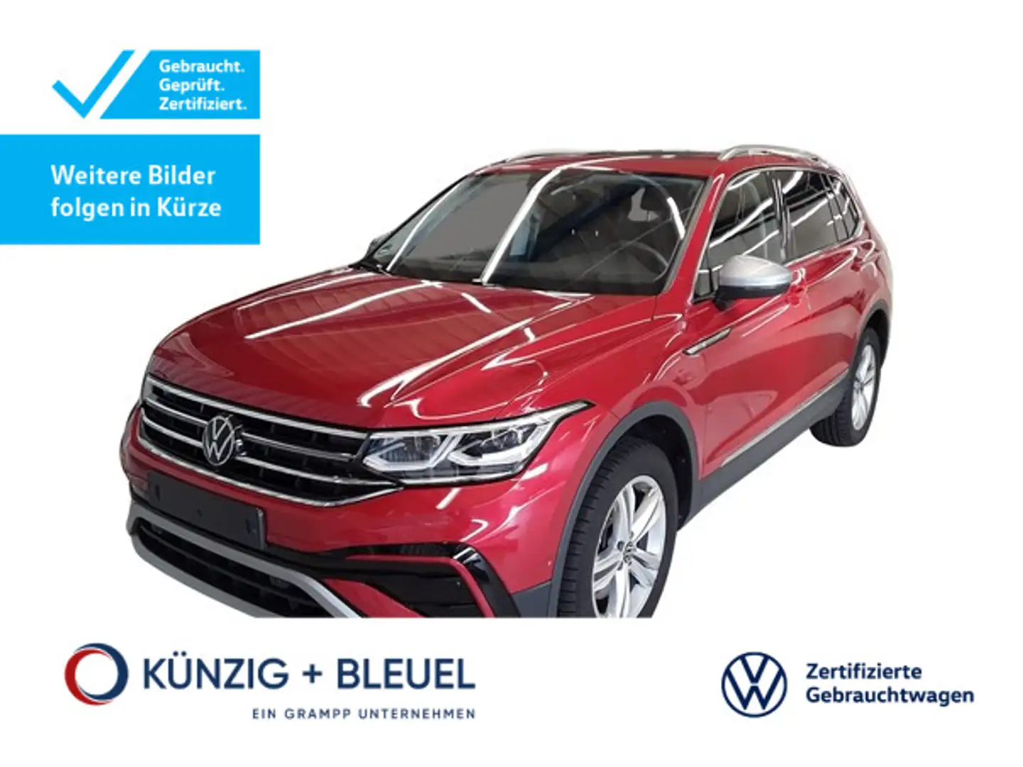 Volkswagen Tiguan Allspace Elegance 2,0 TDI DSG*4 M*Nav*AHK Rot - 1