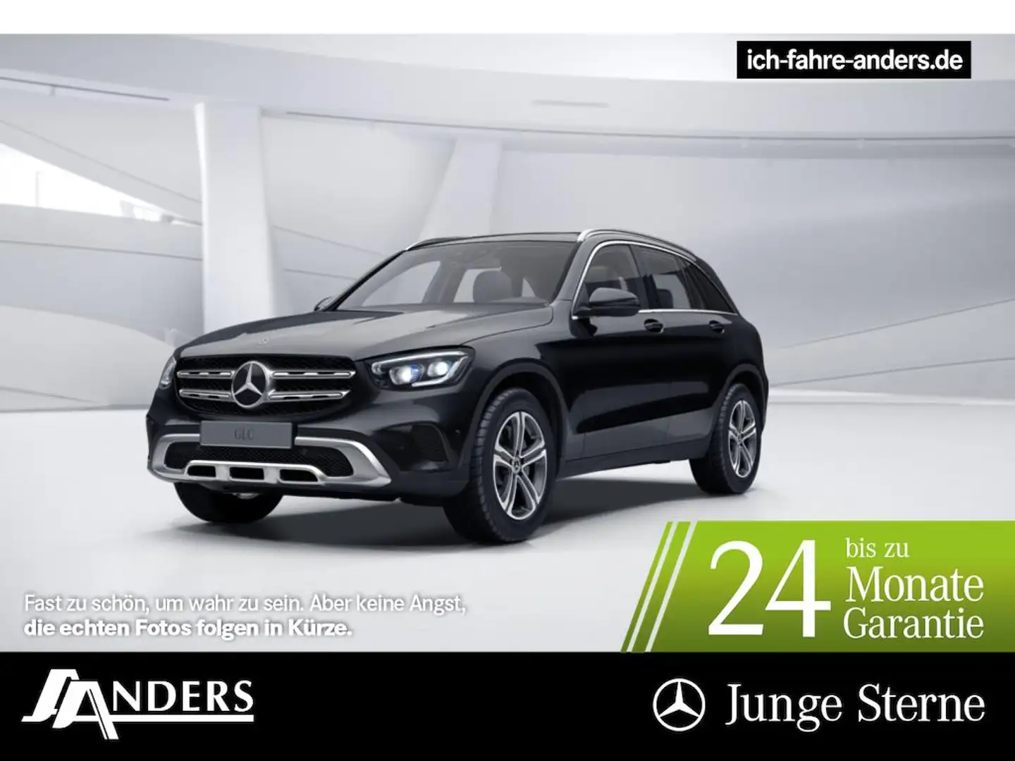 Mercedes-Benz GLC 200 4M MBUX+Night+M-BEAM+Pano+AHK+Distr+PDC Noir - 1