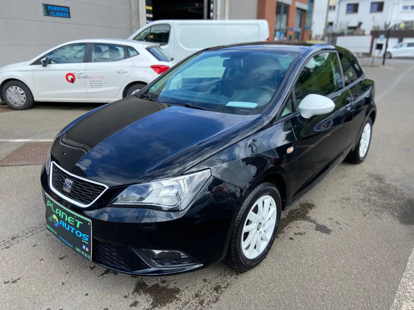 SEAT Ibiza 1.4 ESSENCE 86 CV AIRCO BLUETOOTH GARANTIE 12 MOIS Schwarz - 1