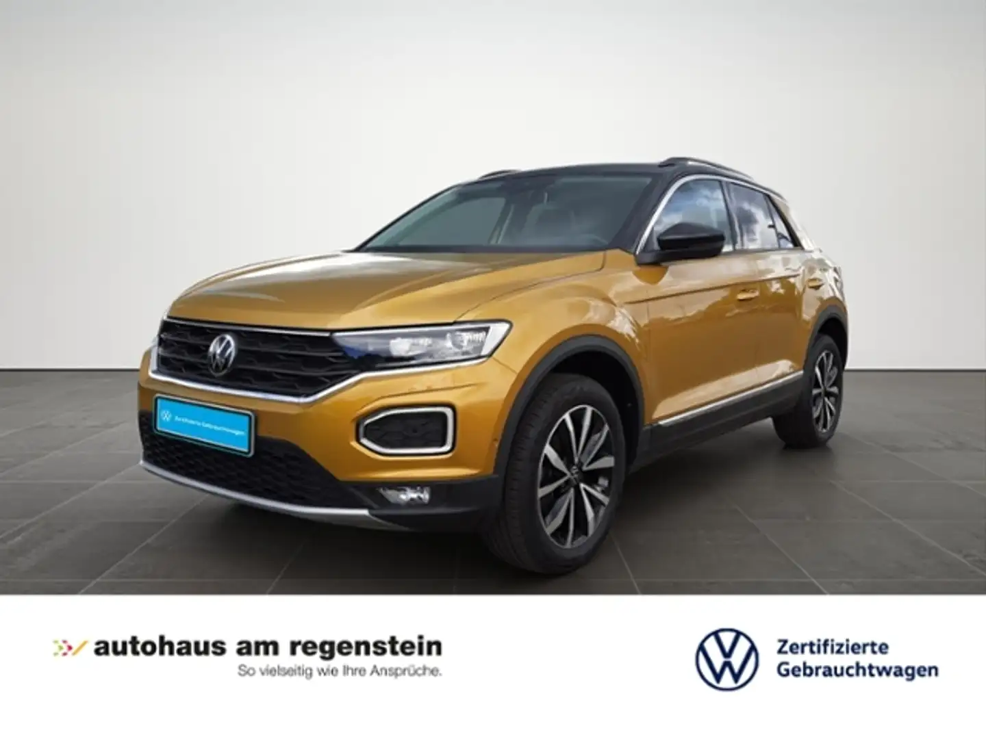 Volkswagen T-Roc 1.5TSI DSG Style LED/AHK/Kamera/App Gelb - 1