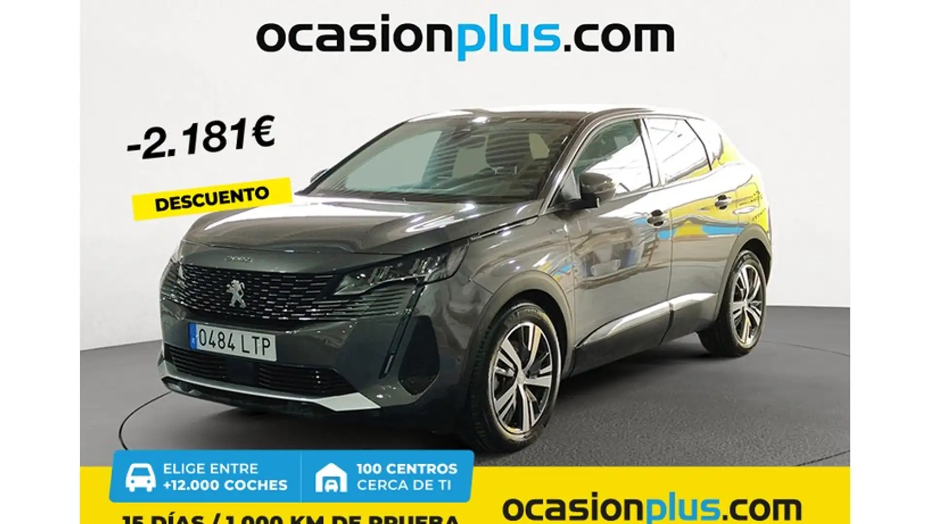Peugeot 3008 1.6 BlueHDi Allure EAT6 120 Gris - 1