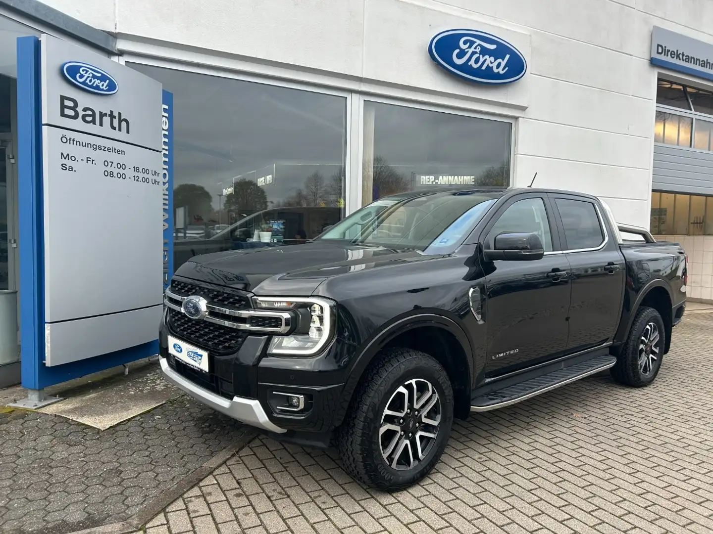 Ford Ranger 2.0 Ecoblue Doppelkabine Limited 2xKlima Schwarz - 1