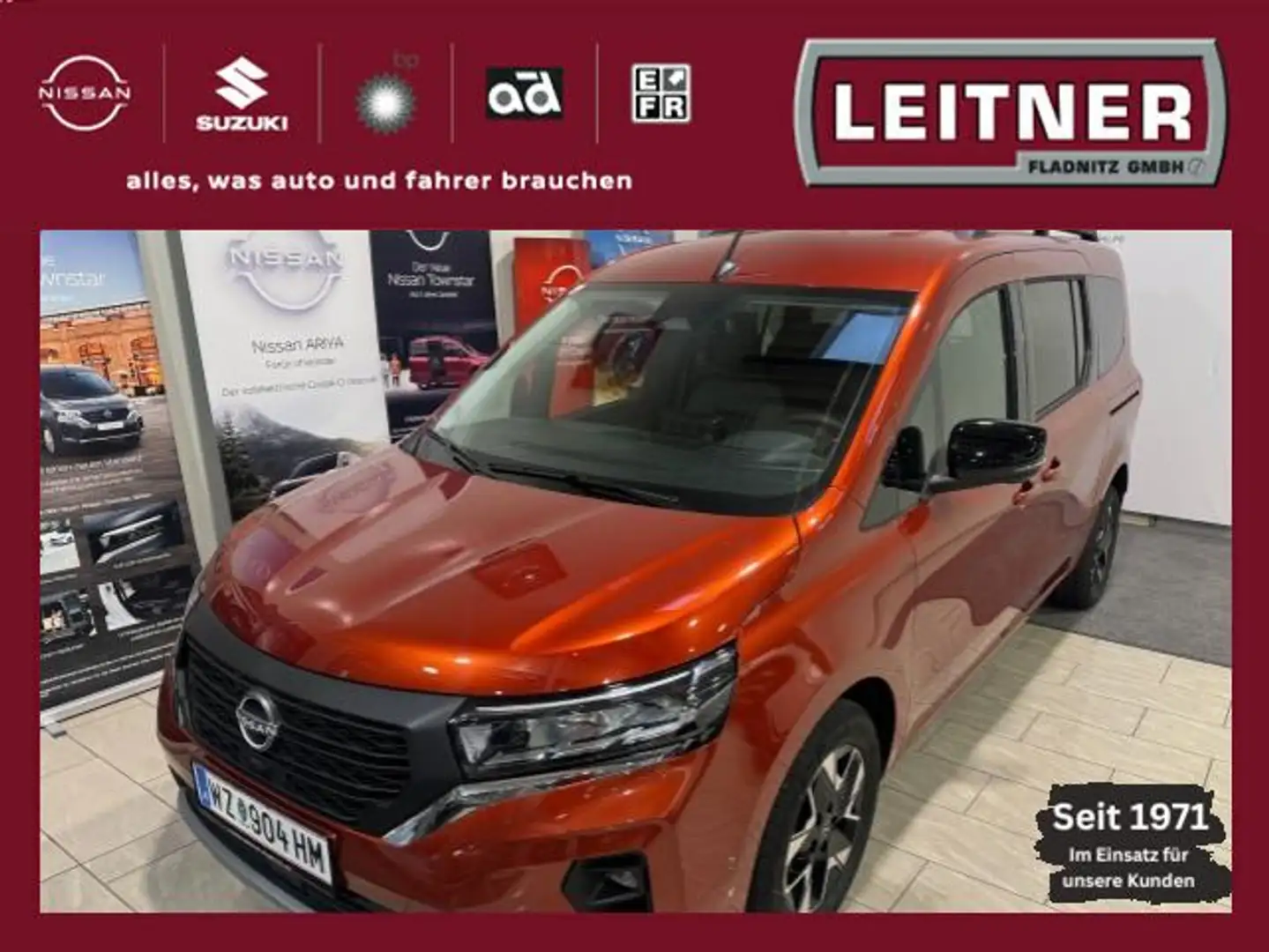 Nissan Townstar 1.3 DIG-T 130 L2 Kombi 7-Sitzer Tekna Evalia Braun - 1