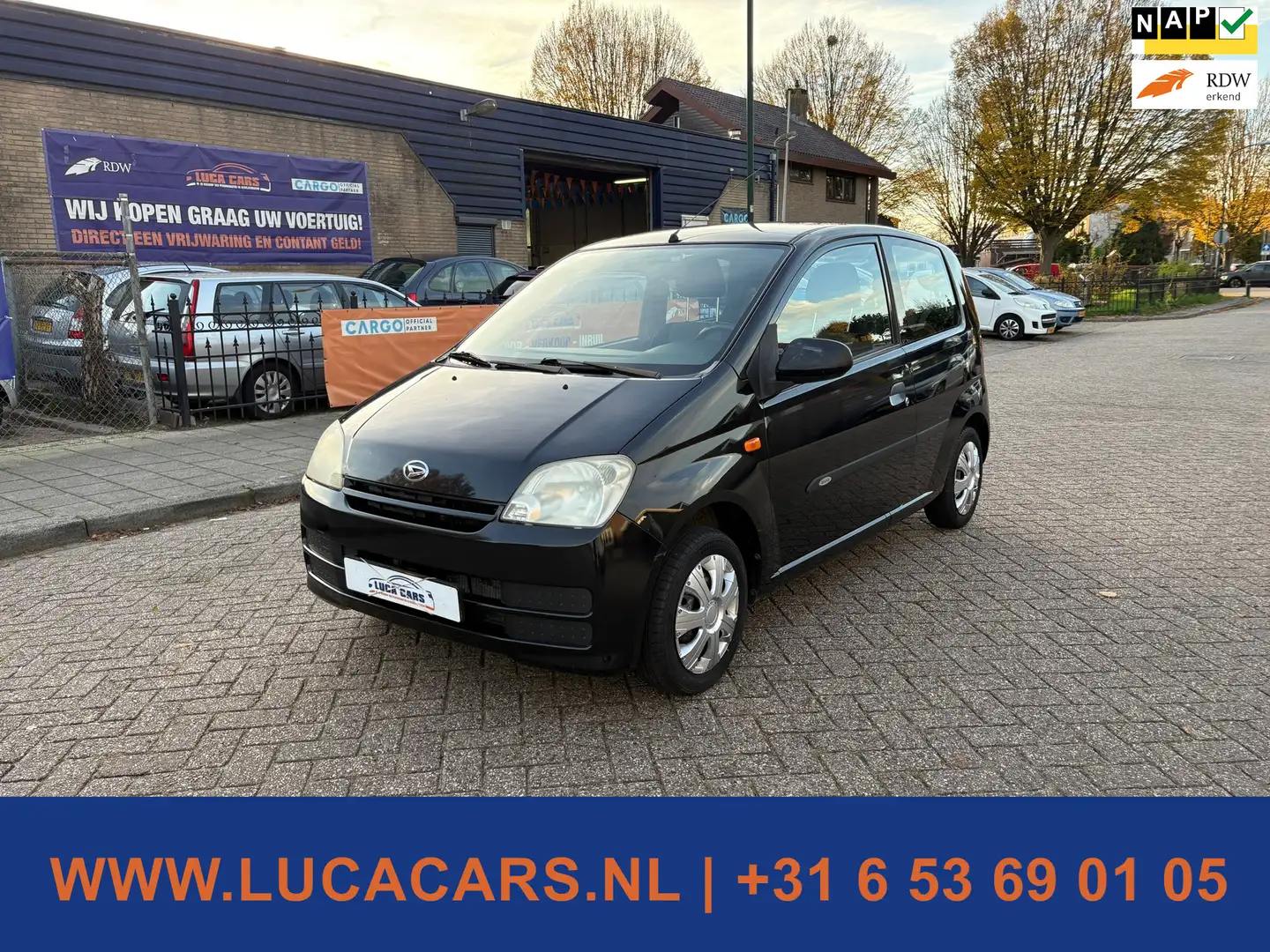 Daihatsu Cuore 1.0-12V Osaka NIEUWE APK! Zwart - 1