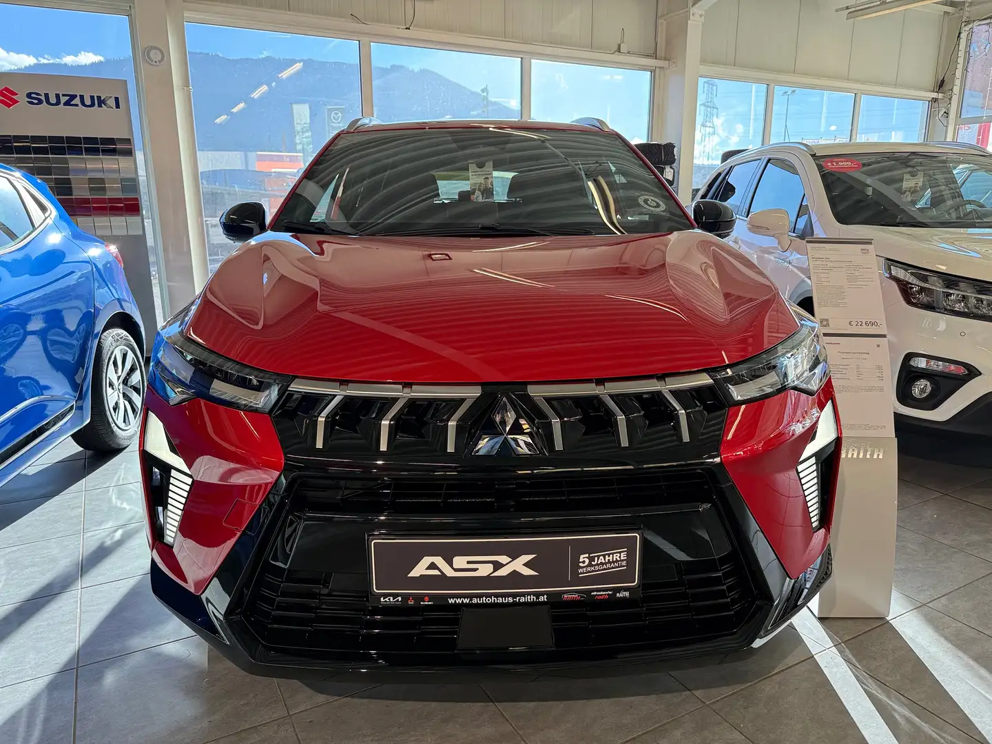 Mitsubishi ASX 1,0 MPI-T Invite YUKI AS&G WINTERRÄDER GRATIS Rot - 2