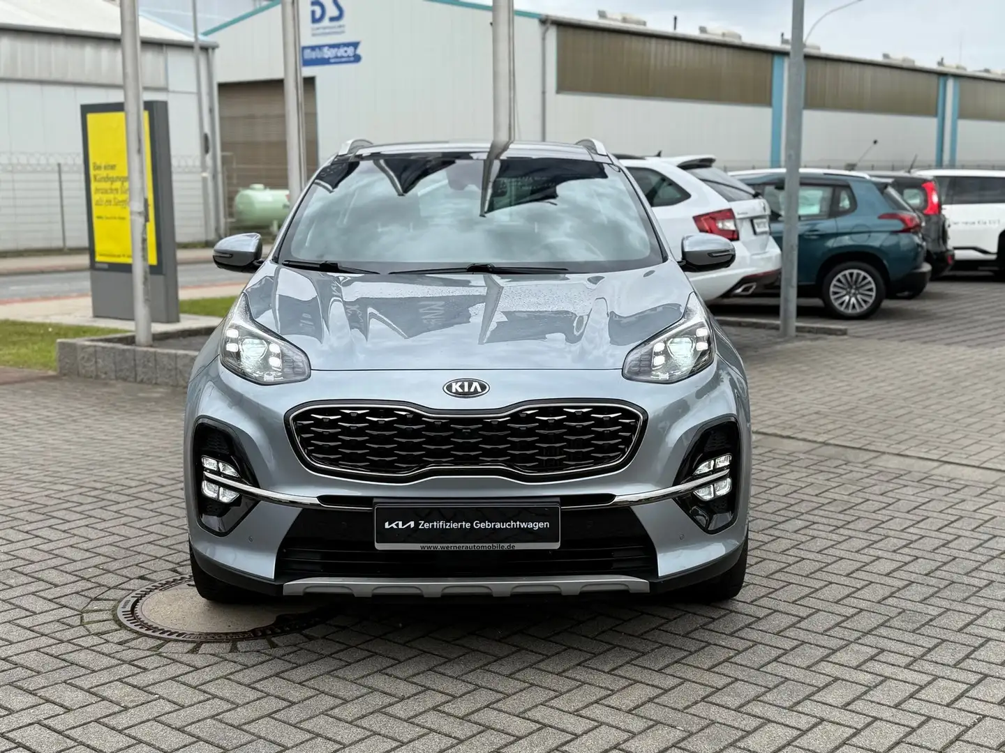 Kia Sportage 2.0 CRDi 48VGT-L~Pano~AHK~Leder~Techno~ Argent - 2