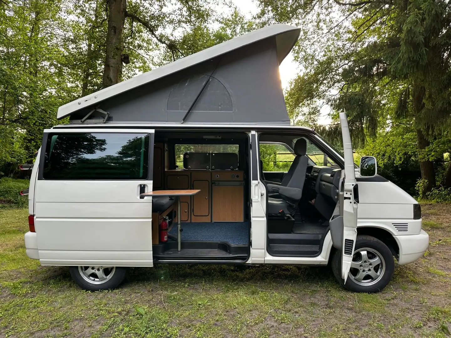 Volkswagen T4 California  Aufstelldach Standheizg Küche Blanc - 1