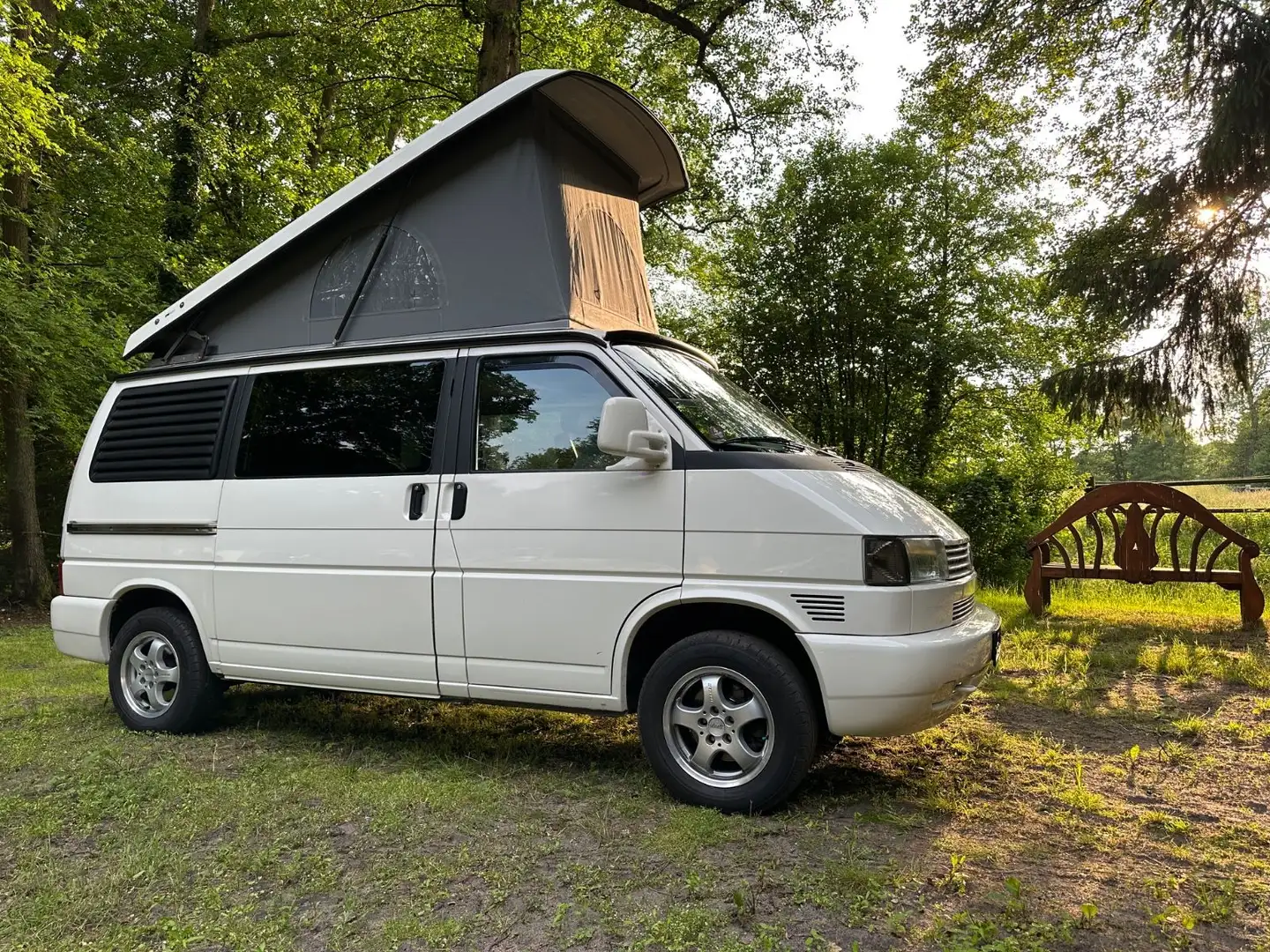 Volkswagen T4 California  Aufstelldach Standheizg Küche Blanc - 2